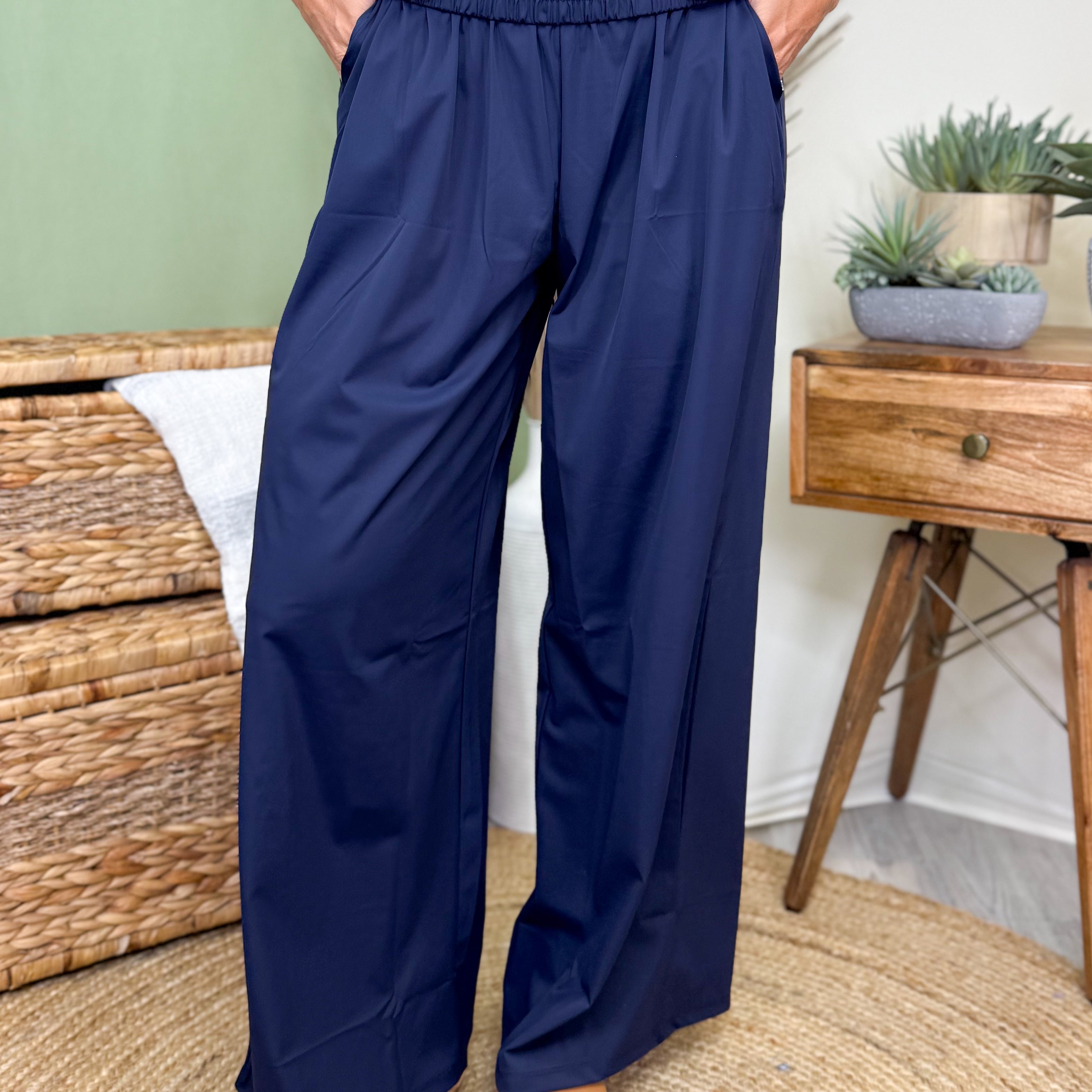 Relax Wide-Leg Pants-150 PANTS-ODDI-Heathered Boho Boutique, Women's Fashion and Accessories in Palmetto, FL