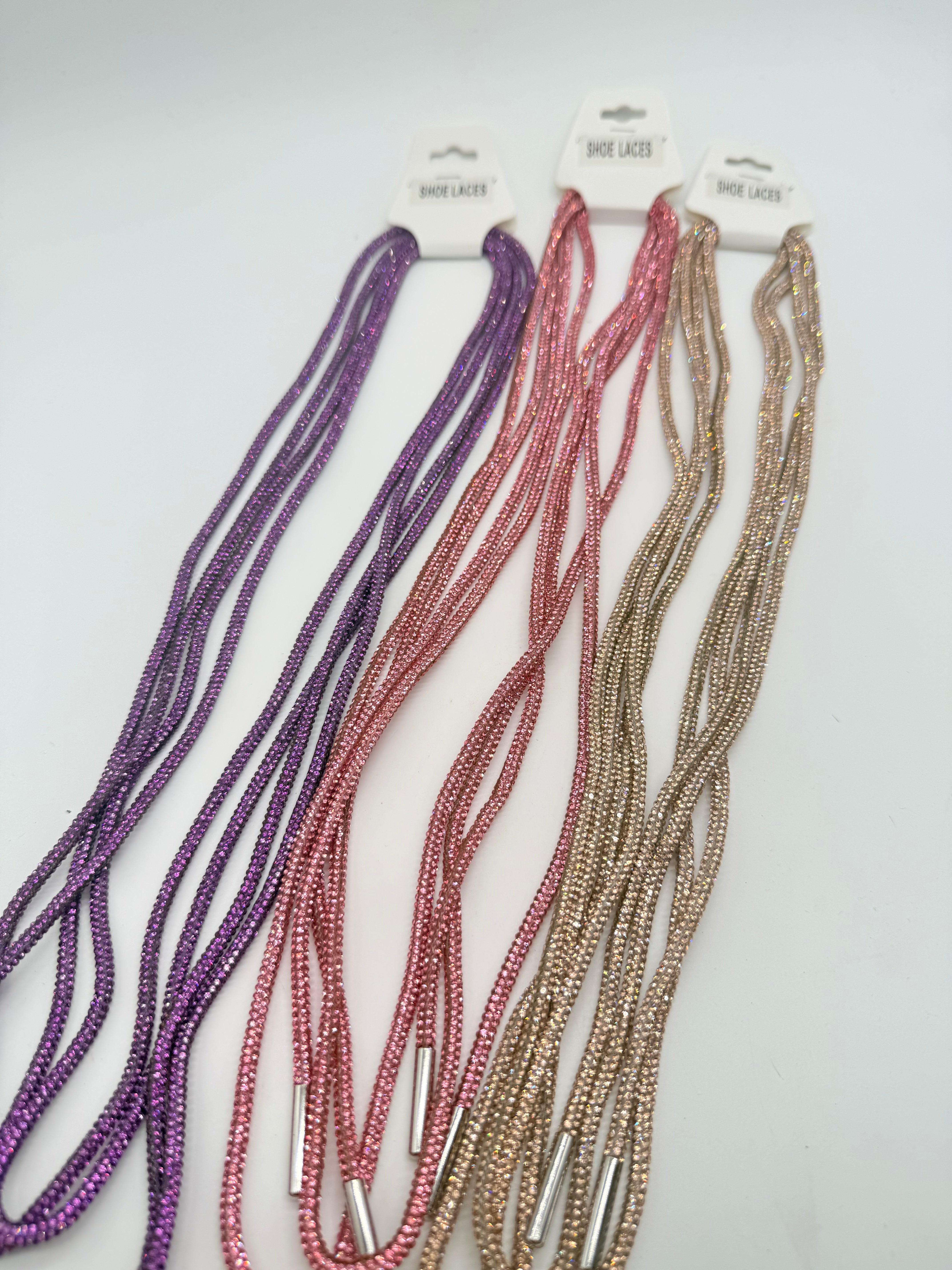 Shine On Shoe Laces-340 Other Accessories-Queens Designs-Heathered Boho Boutique, Women's Fashion and Accessories in Palmetto, FL
