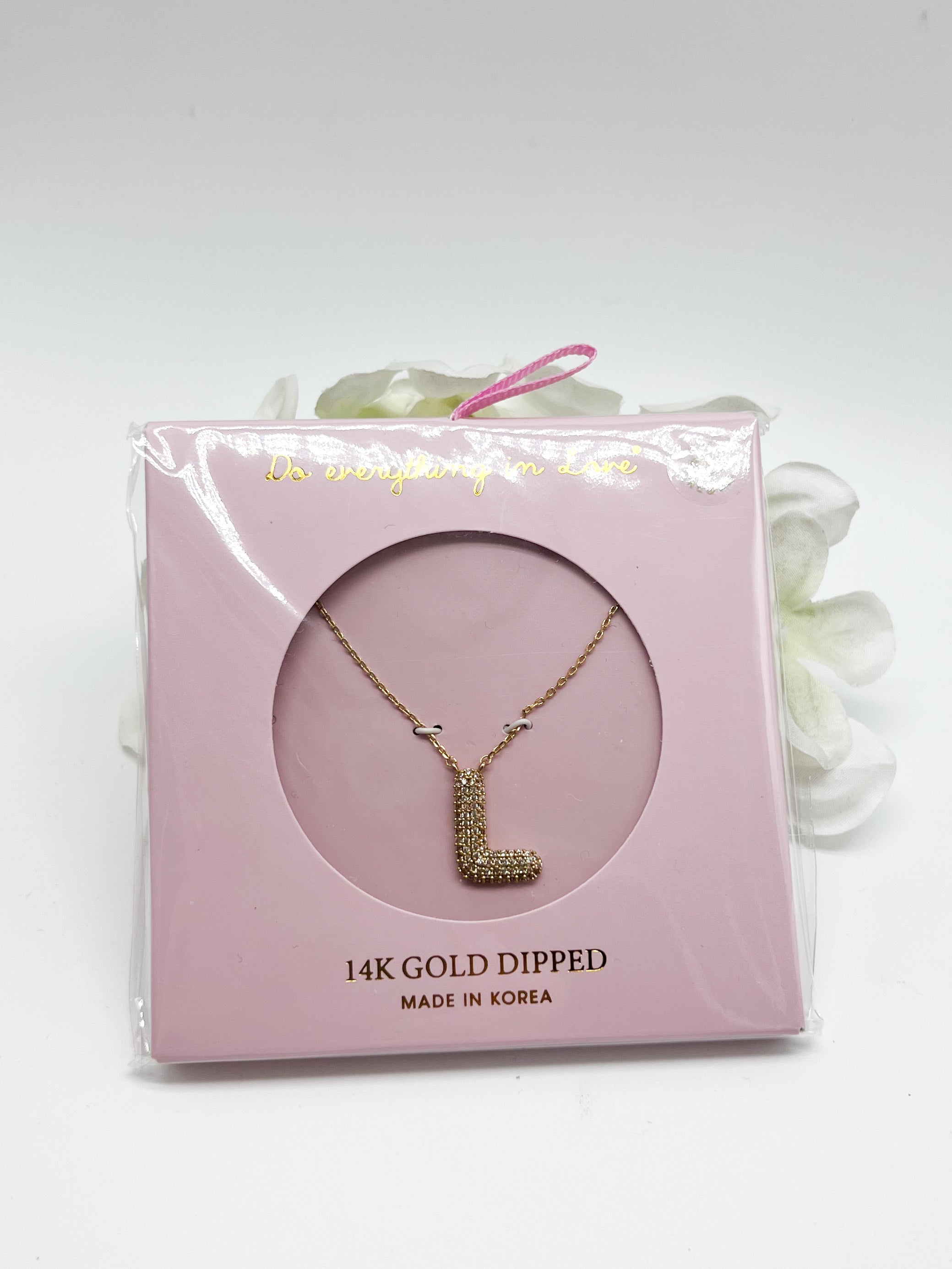 CZ Initial Necklace-310 Jewelry-KW fashion-Heathered Boho Boutique, Women's Fashion and Accessories in Palmetto, FL