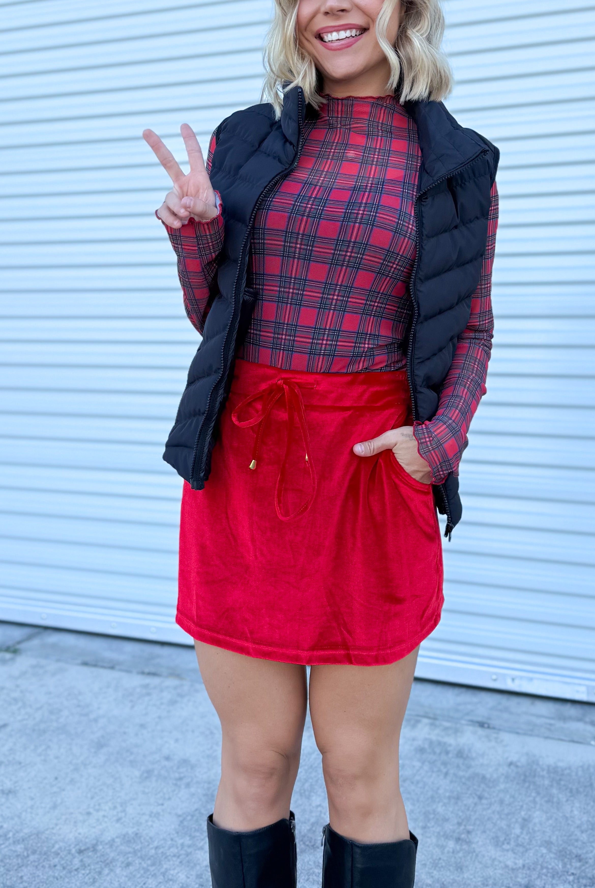 Velvet Hour Skort-170 Skort/ Skirt-JESS LEA-Heathered Boho Boutique, Women's Fashion and Accessories in Palmetto, FL