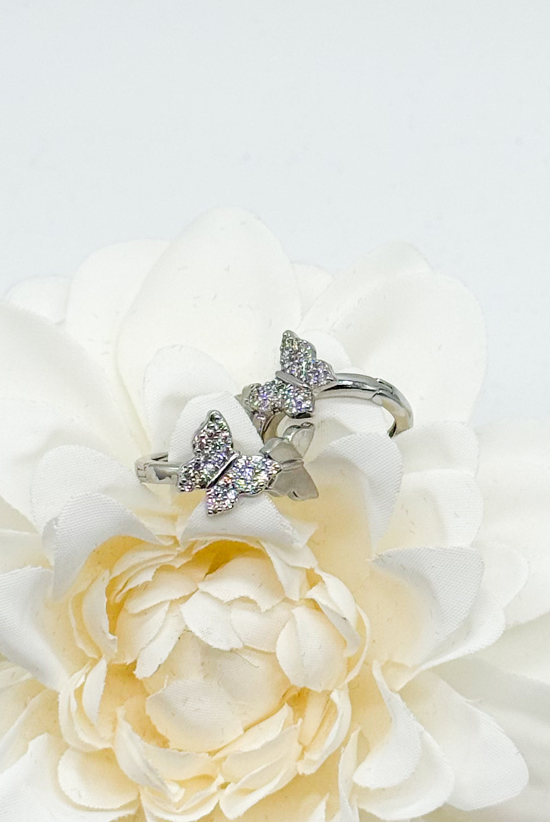Butterfly Kiss Huggies-310 Jewelry-Joseph Anthony NY, Inc-Heathered Boho Boutique, Women's Fashion and Accessories in Palmetto, FL