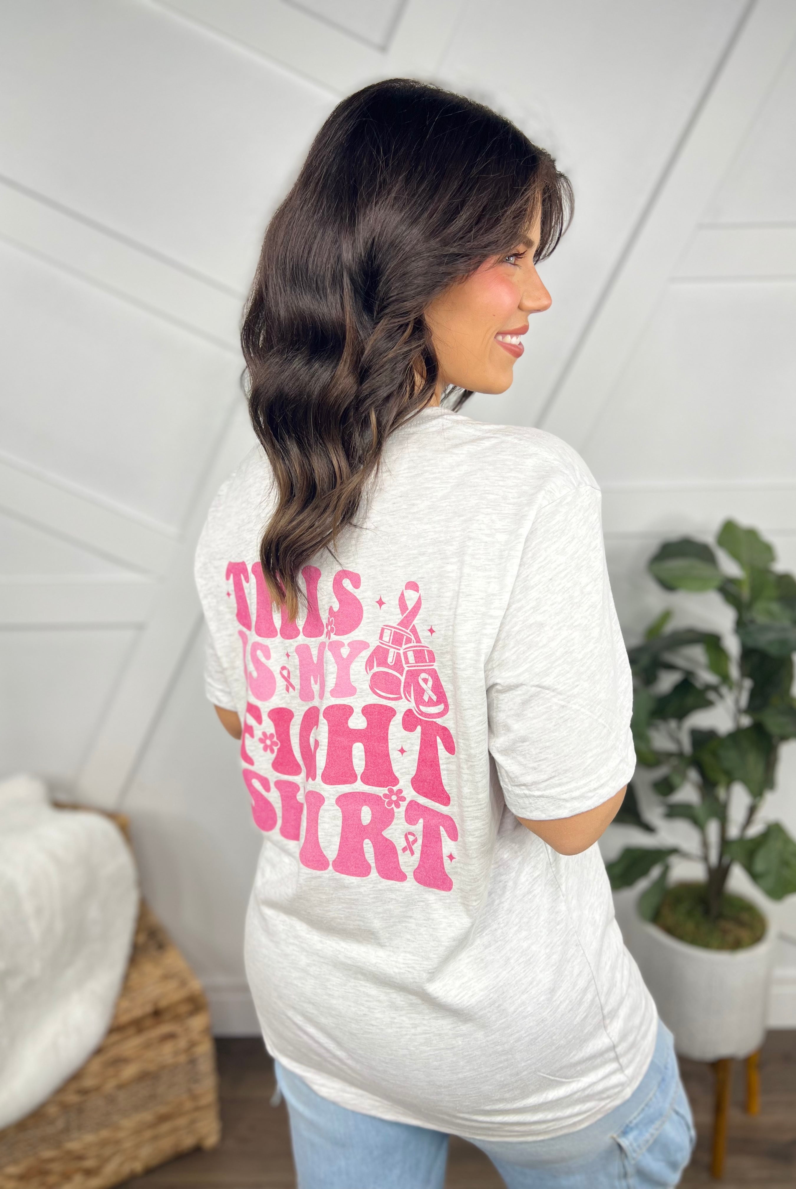 My Fight Shirt Graphic Tee-130 Graphic Tees-Heathered Boho-Heathered Boho Boutique, Women's Fashion and Accessories in Palmetto, FL
