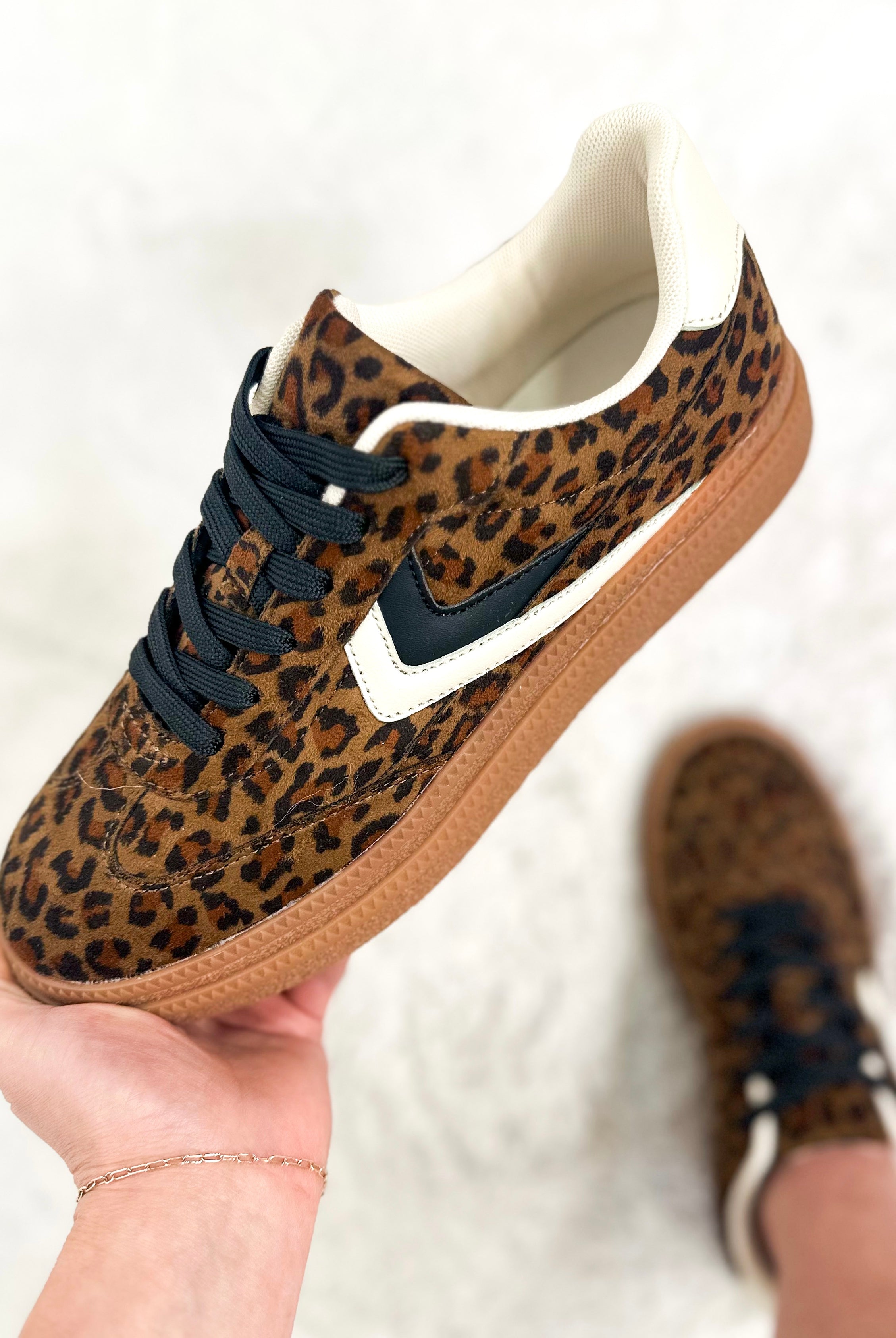 Legend Sneakers - Leopard-350 Shoes-BERNESS-Heathered Boho Boutique, Women's Fashion and Accessories in Palmetto, FL