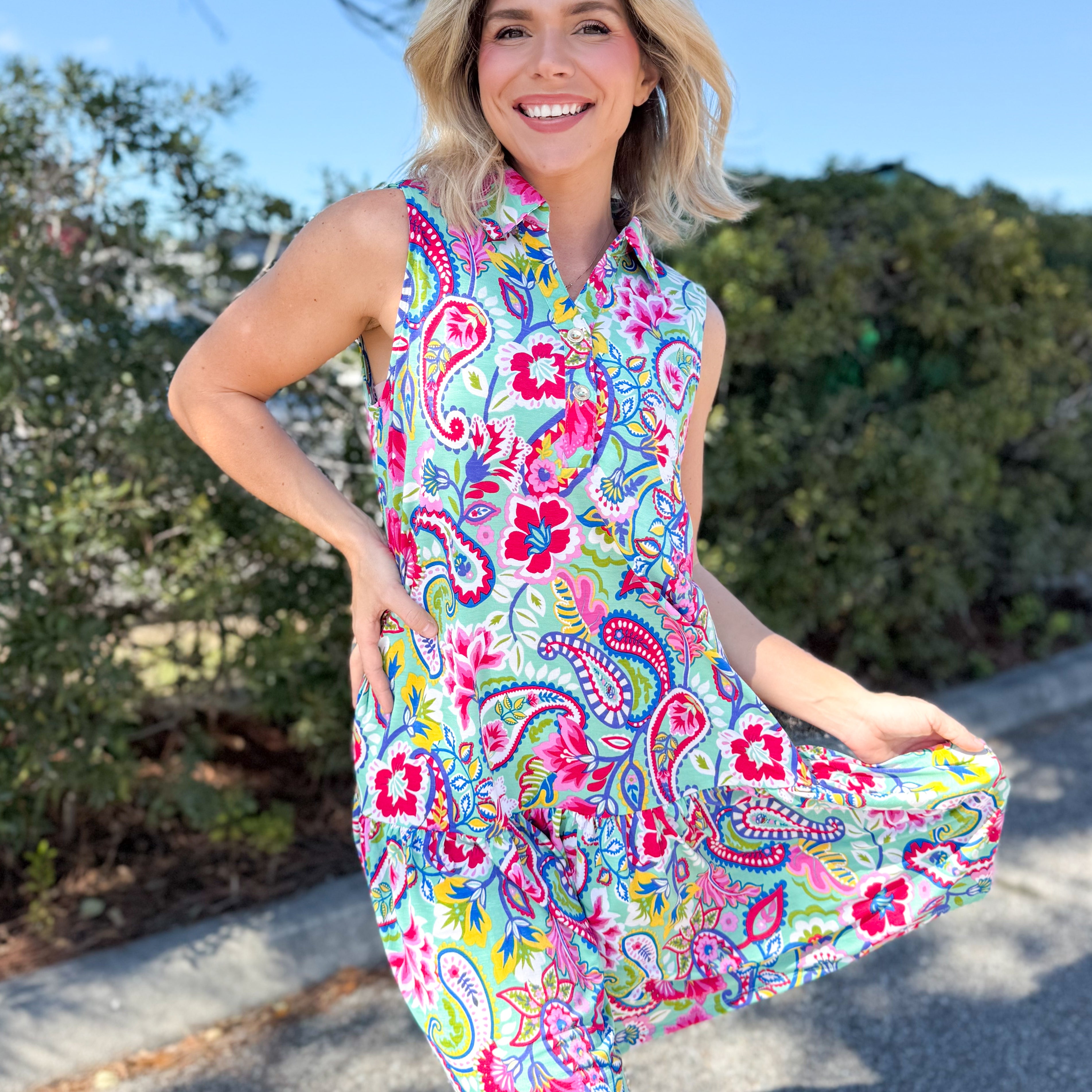 Open Air Dress-230 DRESSES/JUMPSUITS/ROMPERS-DEAR SCARLETT-Heathered Boho Boutique, Women's Fashion and Accessories in Palmetto, FL