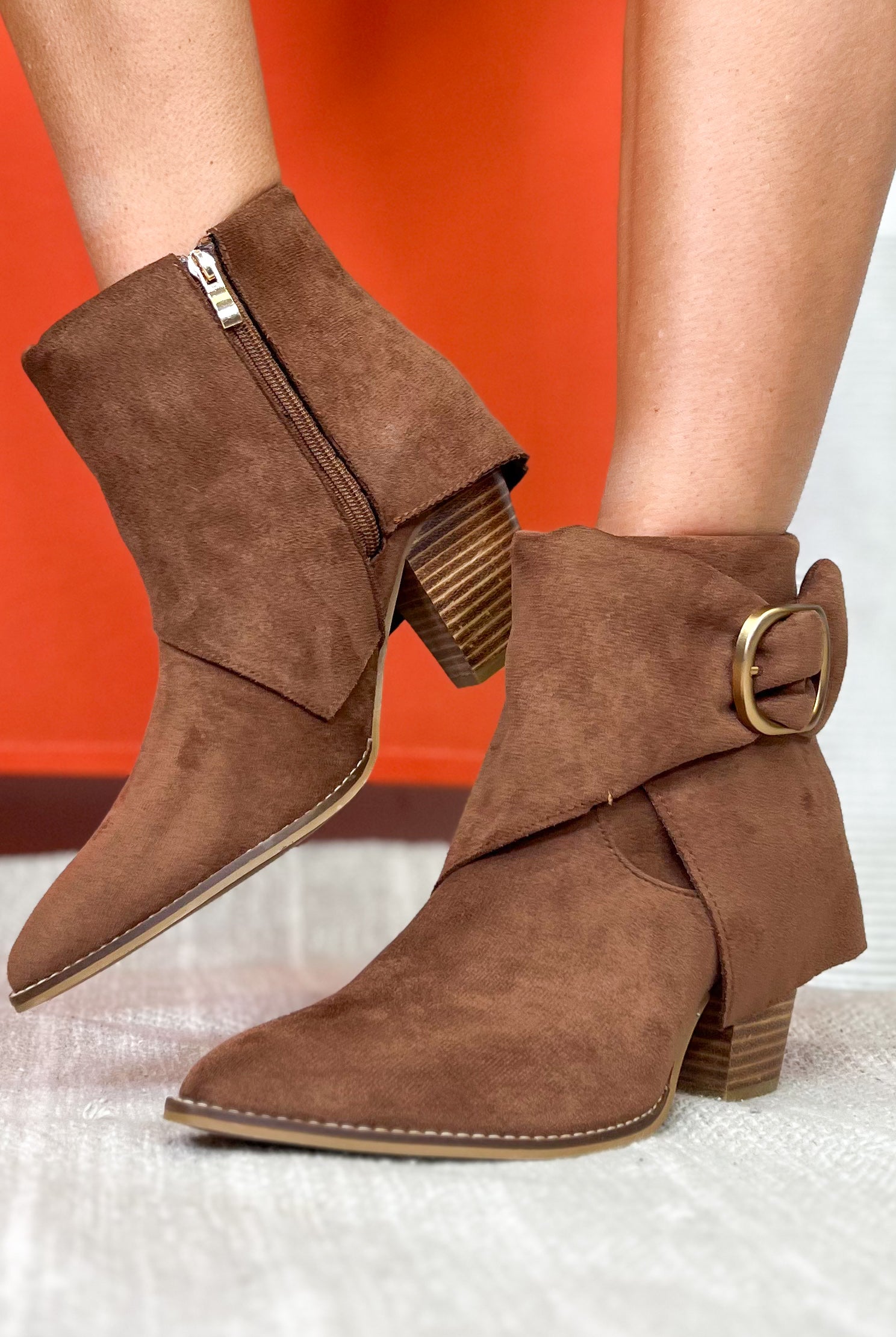Wine O’clock Boots - Chestnut-350 SHOES-CORKYS-Heathered Boho Boutique, Women's Fashion and Accessories in Palmetto, FL
