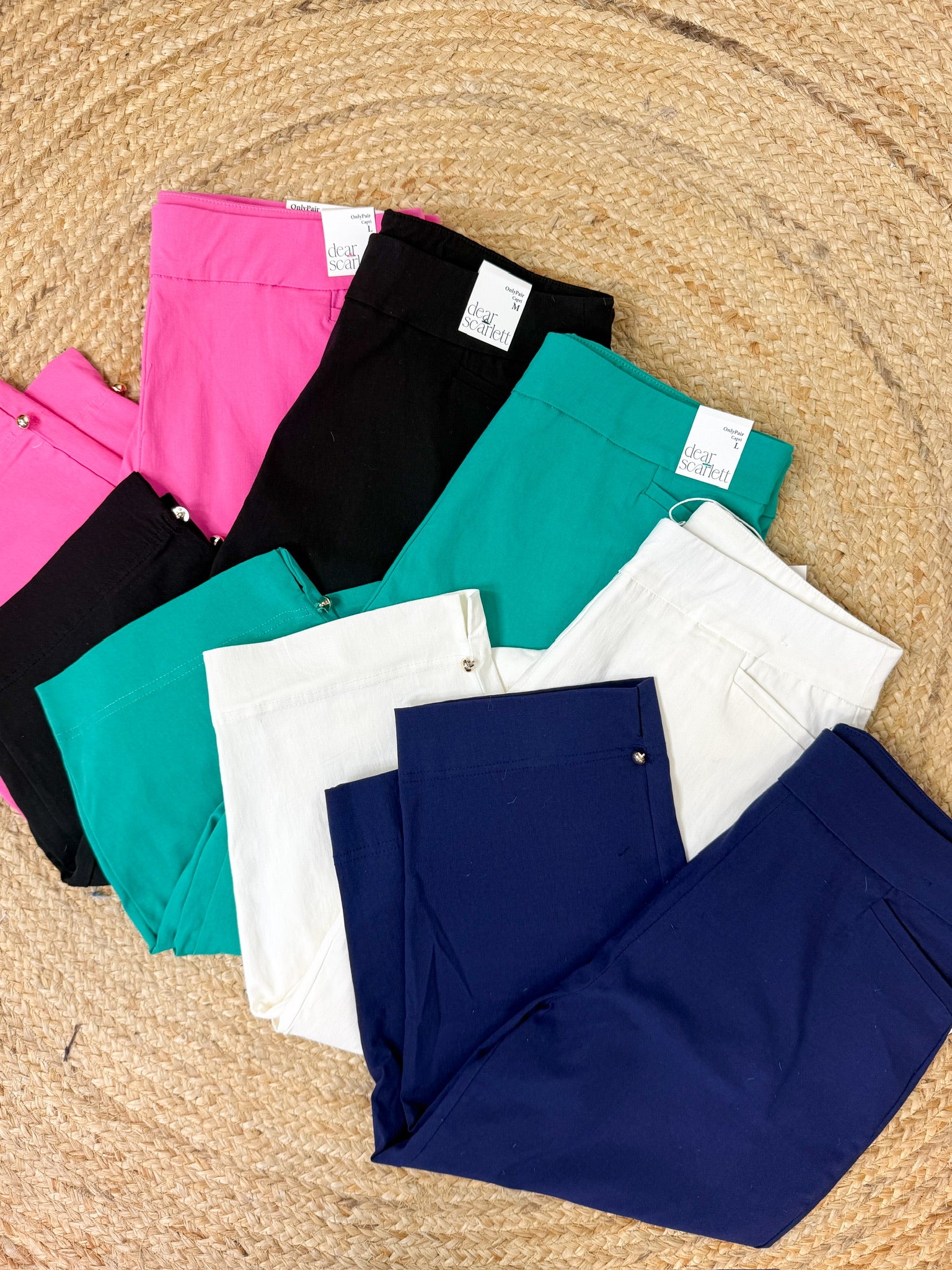 Fun in the Sun Capri-150 PANTS-DEAR SCARLETT-Heathered Boho Boutique, Women's Fashion and Accessories in Palmetto, FL