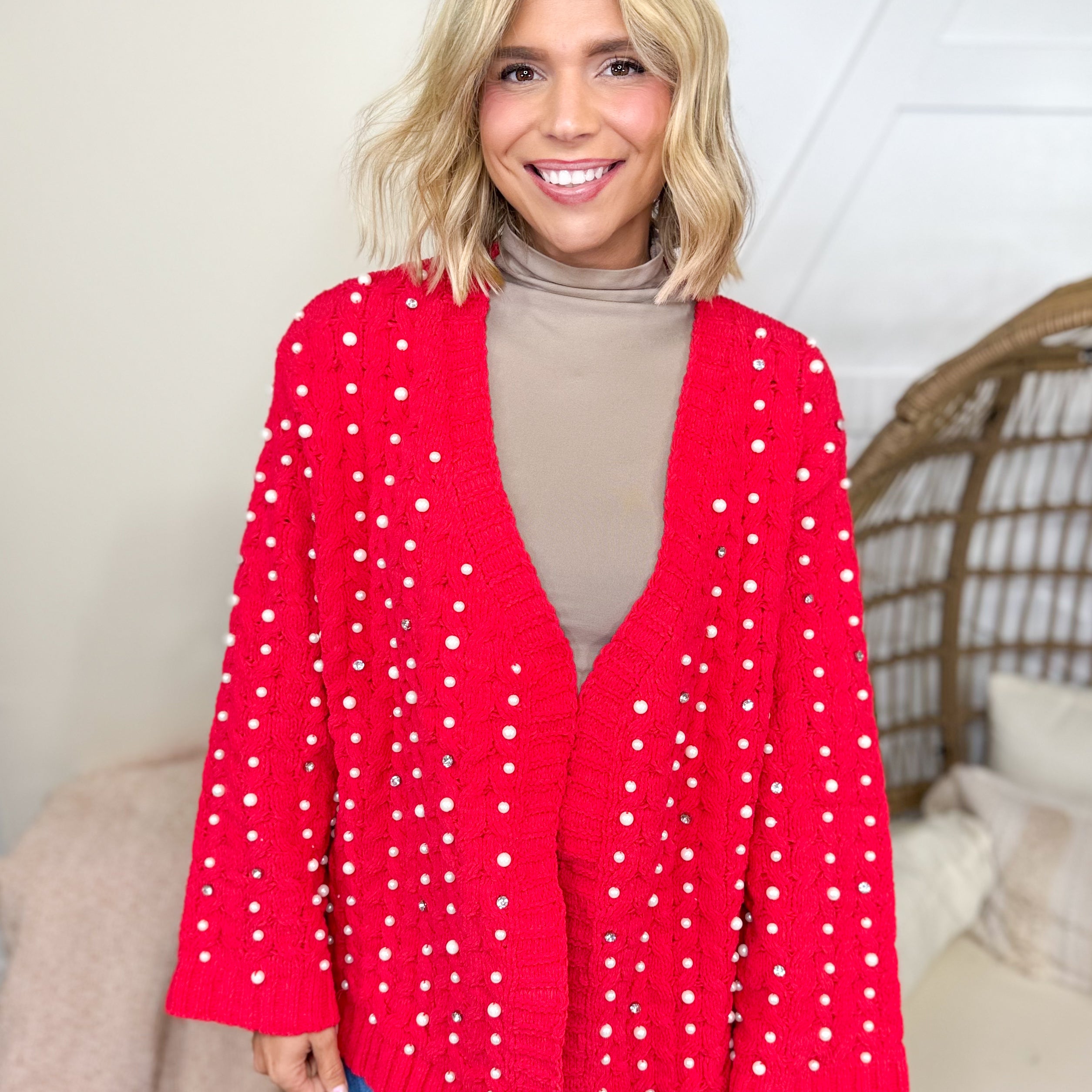 LaLa Lovely Cardigan-220 Cardigans/ Kimonos-POL-Heathered Boho Boutique, Women's Fashion and Accessories in Palmetto, FL