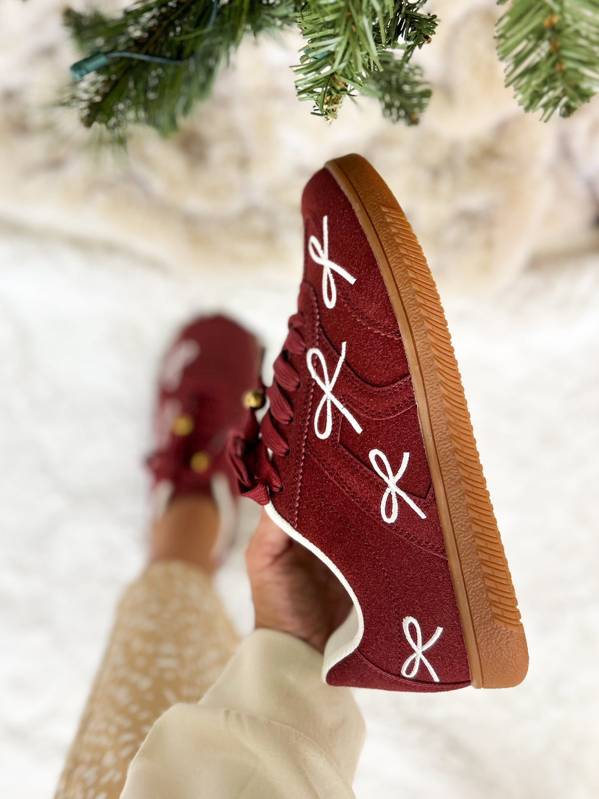 Brittany Bow Low Top Sneakers-350 SHOES-Let's See Style-Heathered Boho Boutique, Women's Fashion and Accessories in Palmetto, FL