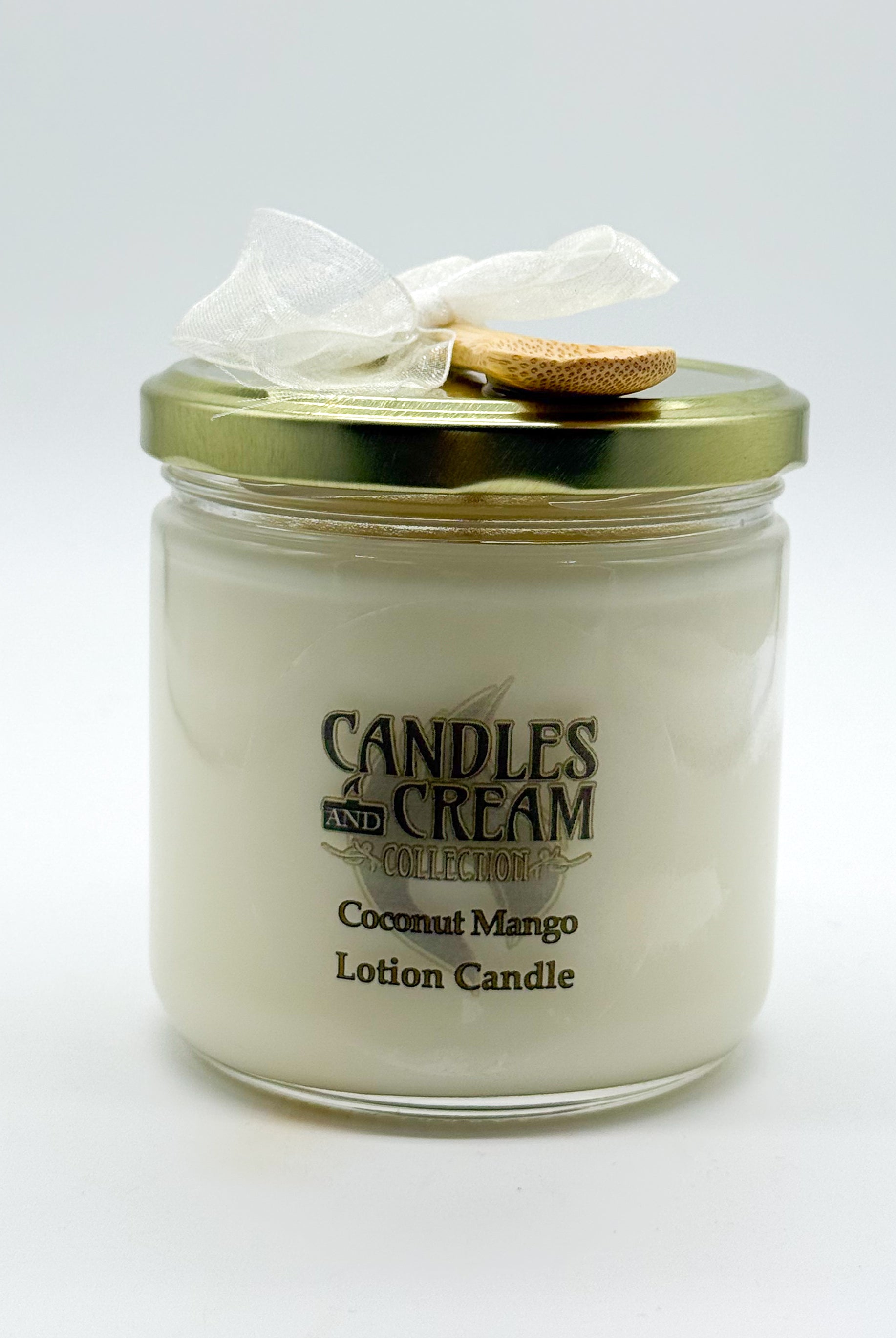 RESTOCK: Lotion Candle and Lotion Melts 10 oz Straight Glass - Coconut Mango-340 Other Accessories-Candles And Cream Collection-Heathered Boho Boutique, Women's Fashion and Accessories in Palmetto, FL