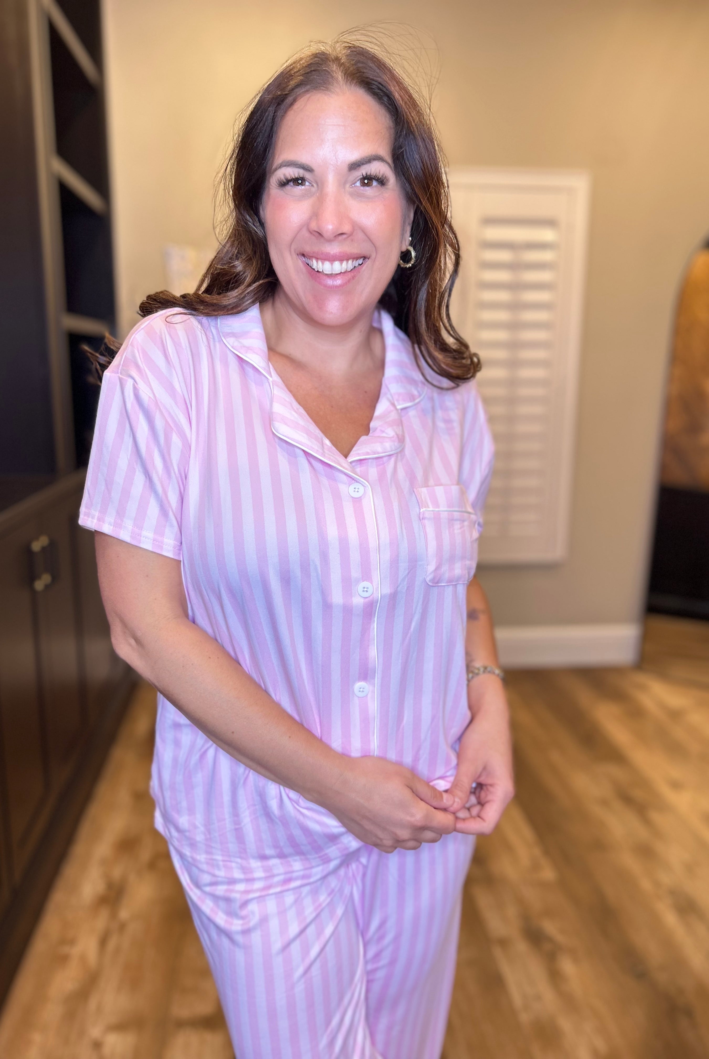 Girly Pop Pajama Pants-150 PANTS-Shop Iris Basic-Heathered Boho Boutique, Women's Fashion and Accessories in Palmetto, FL