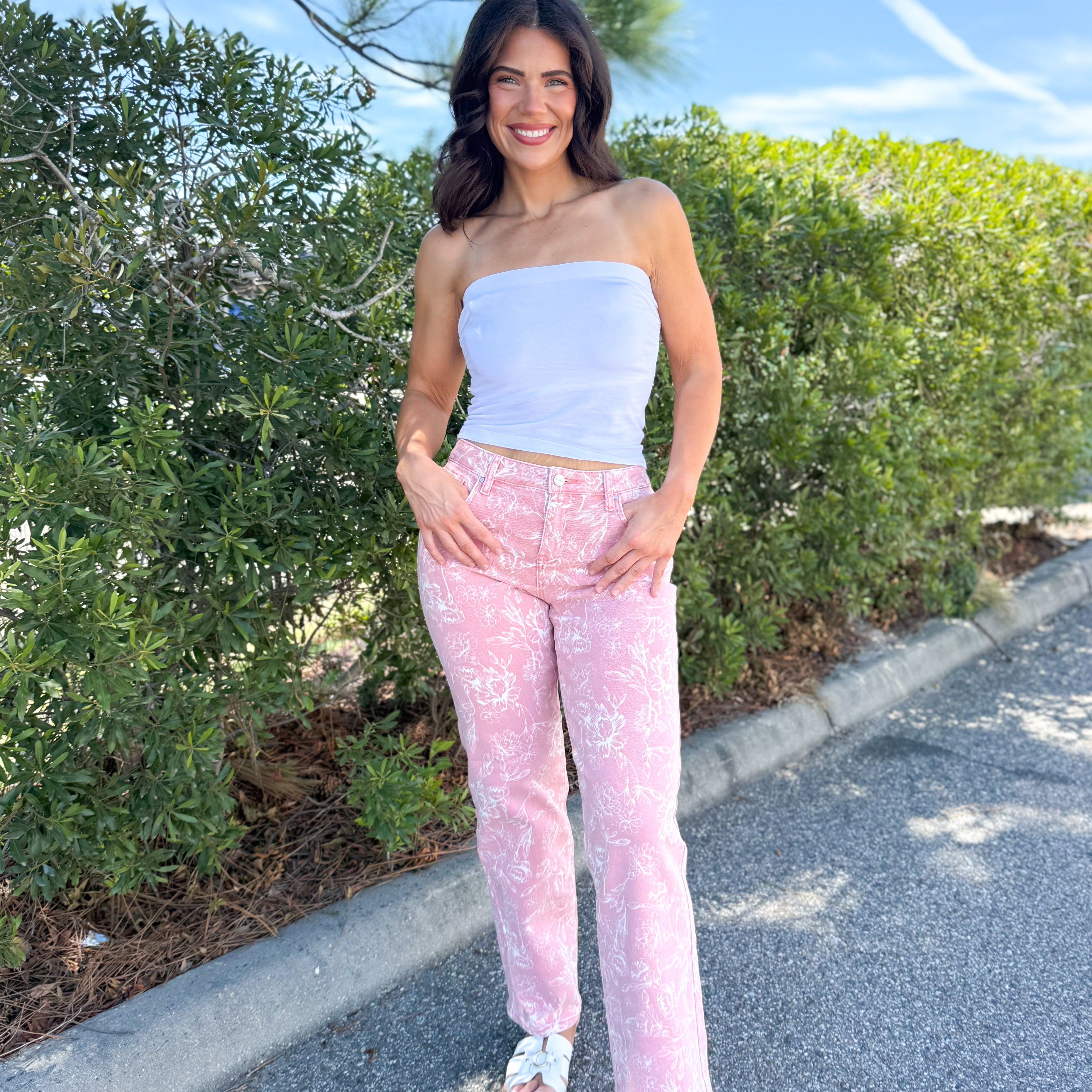 Loose Vibe Straight Leg Jeans-190 JEANS-RISEN-Heathered Boho Boutique, Women's Fashion and Accessories in Palmetto, FL