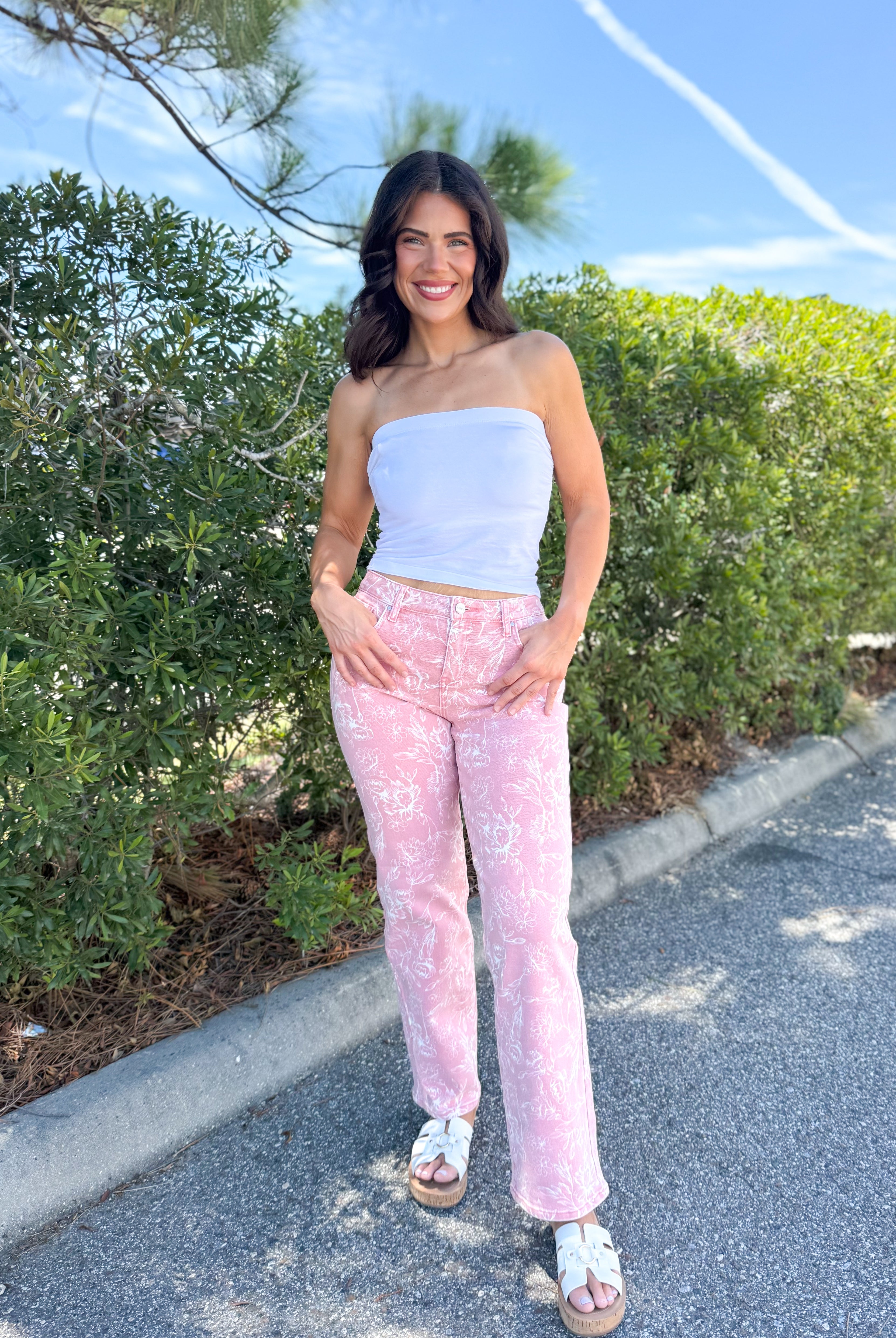 Loose Vibe Straight Leg Jeans-190 JEANS-RISEN-Heathered Boho Boutique, Women's Fashion and Accessories in Palmetto, FL