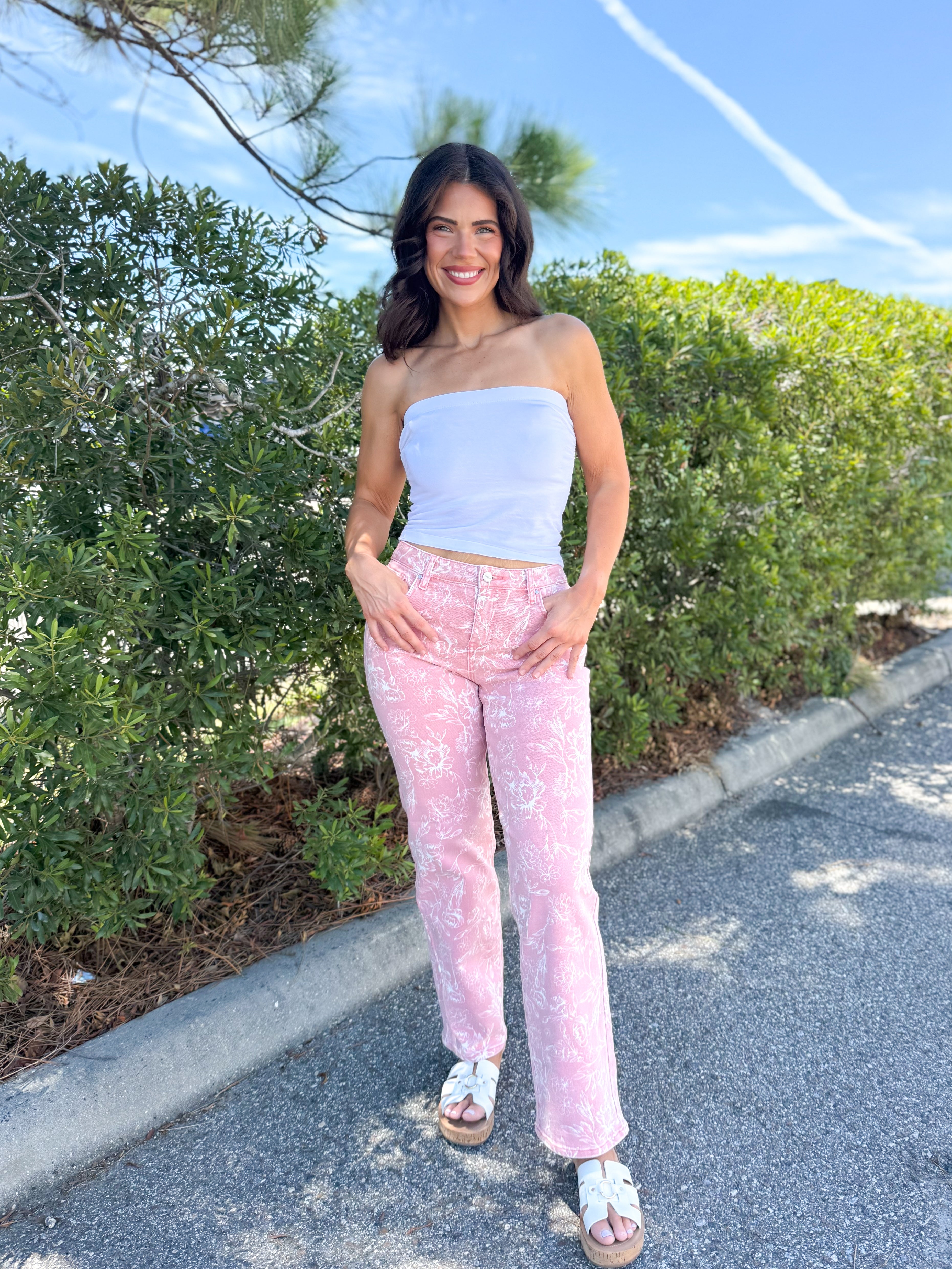Loose Vibe Straight Leg Jeans-190 JEANS-RISEN-Heathered Boho Boutique, Women's Fashion and Accessories in Palmetto, FL