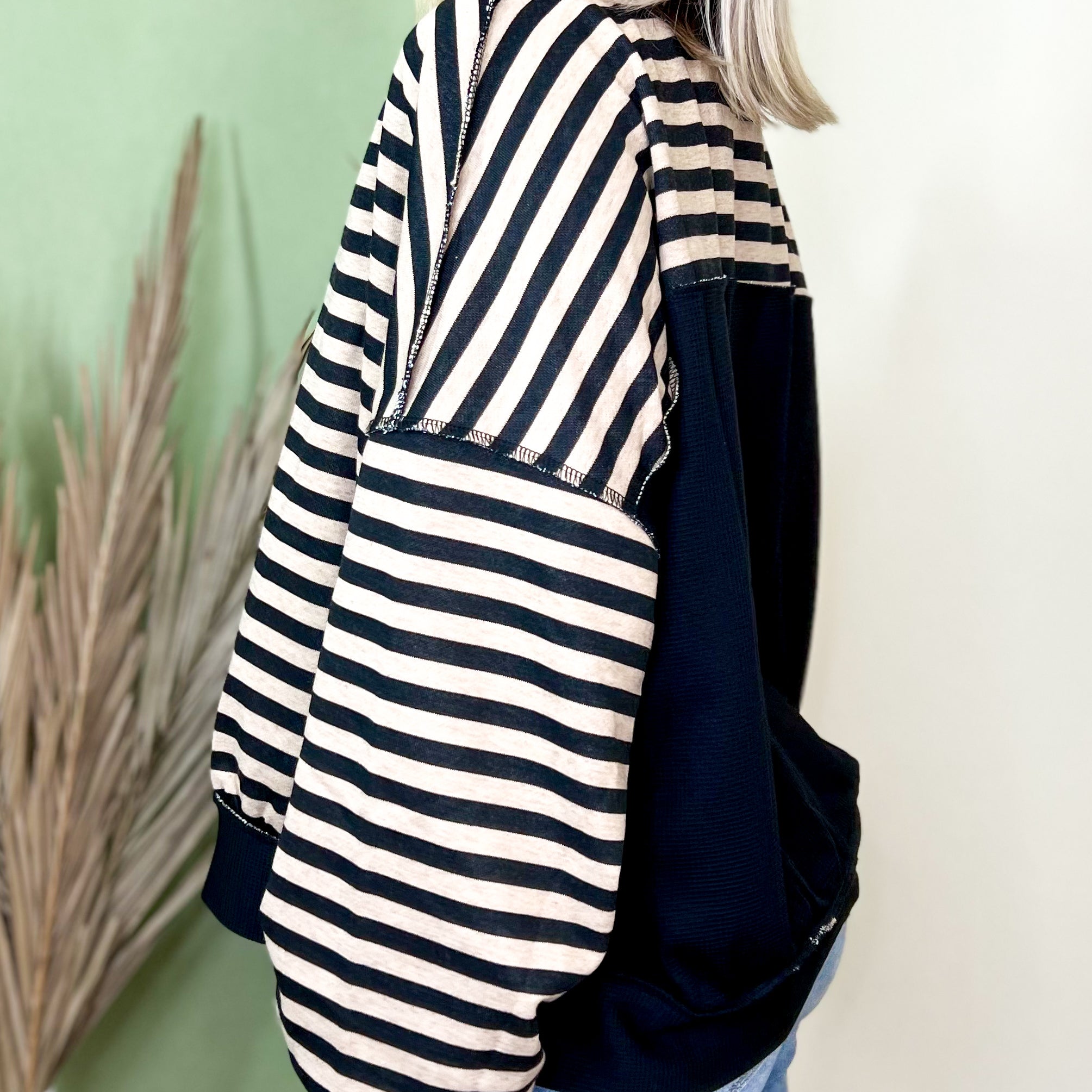 Fireside Stripe Pullover-120 LONG SLEEVE TOPS-HEIMISH-Heathered Boho Boutique, Women's Fashion and Accessories in Palmetto, FL