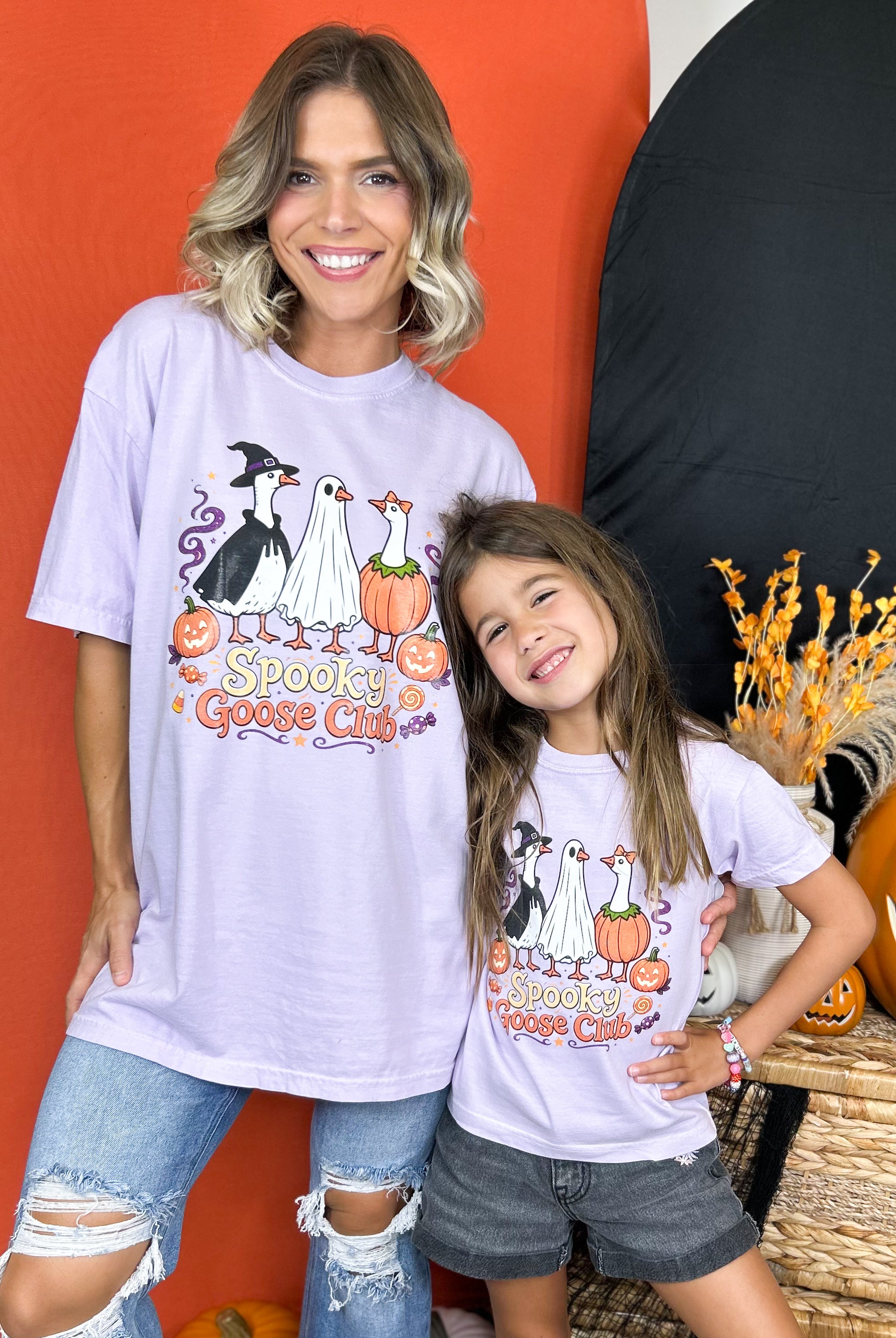 Spooky Goose Club Graphic Tee-130 Graphic Tees-Heathered Boho-Heathered Boho Boutique, Women's Fashion and Accessories in Palmetto, FL