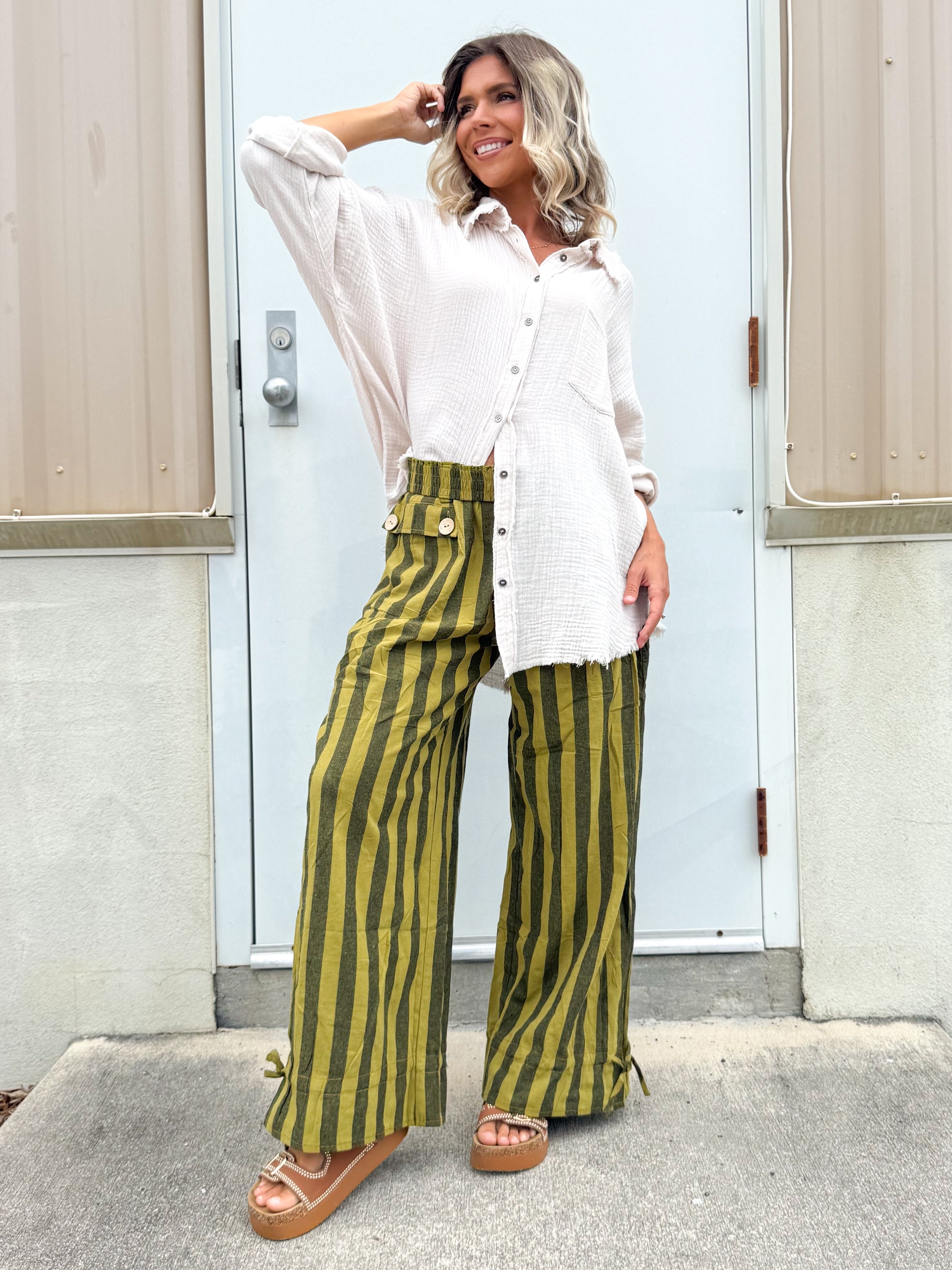 Wandering Soul Wide Leg Pants-150 PANTS-ODDI-Heathered Boho Boutique, Women's Fashion and Accessories in Palmetto, FL