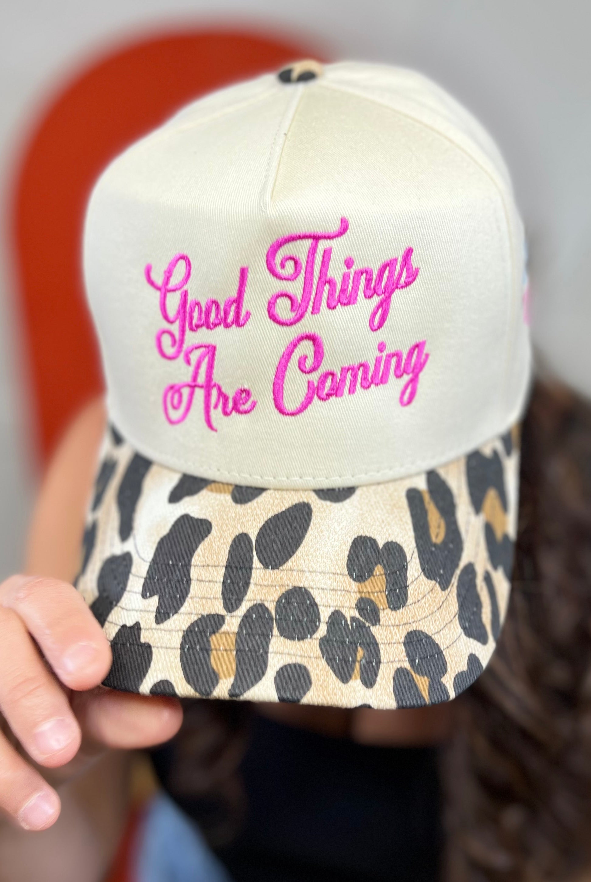 Good Things Are Coming Hat-330 Headwear-Poppy & Pine-Heathered Boho Boutique, Women's Fashion and Accessories in Palmetto, FL