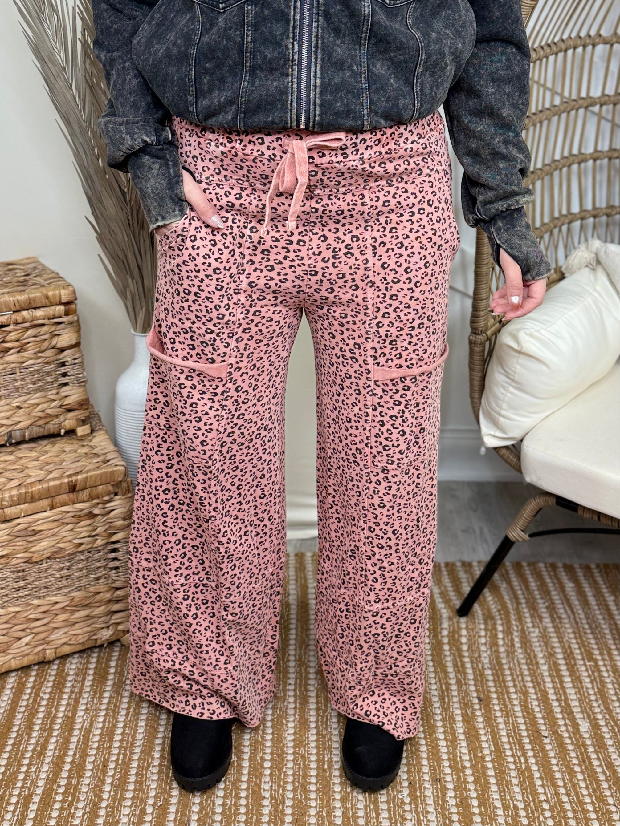 Wild Thing Pants-150 PANTS-EASEL-Heathered Boho Boutique, Women's Fashion and Accessories in Palmetto, FL