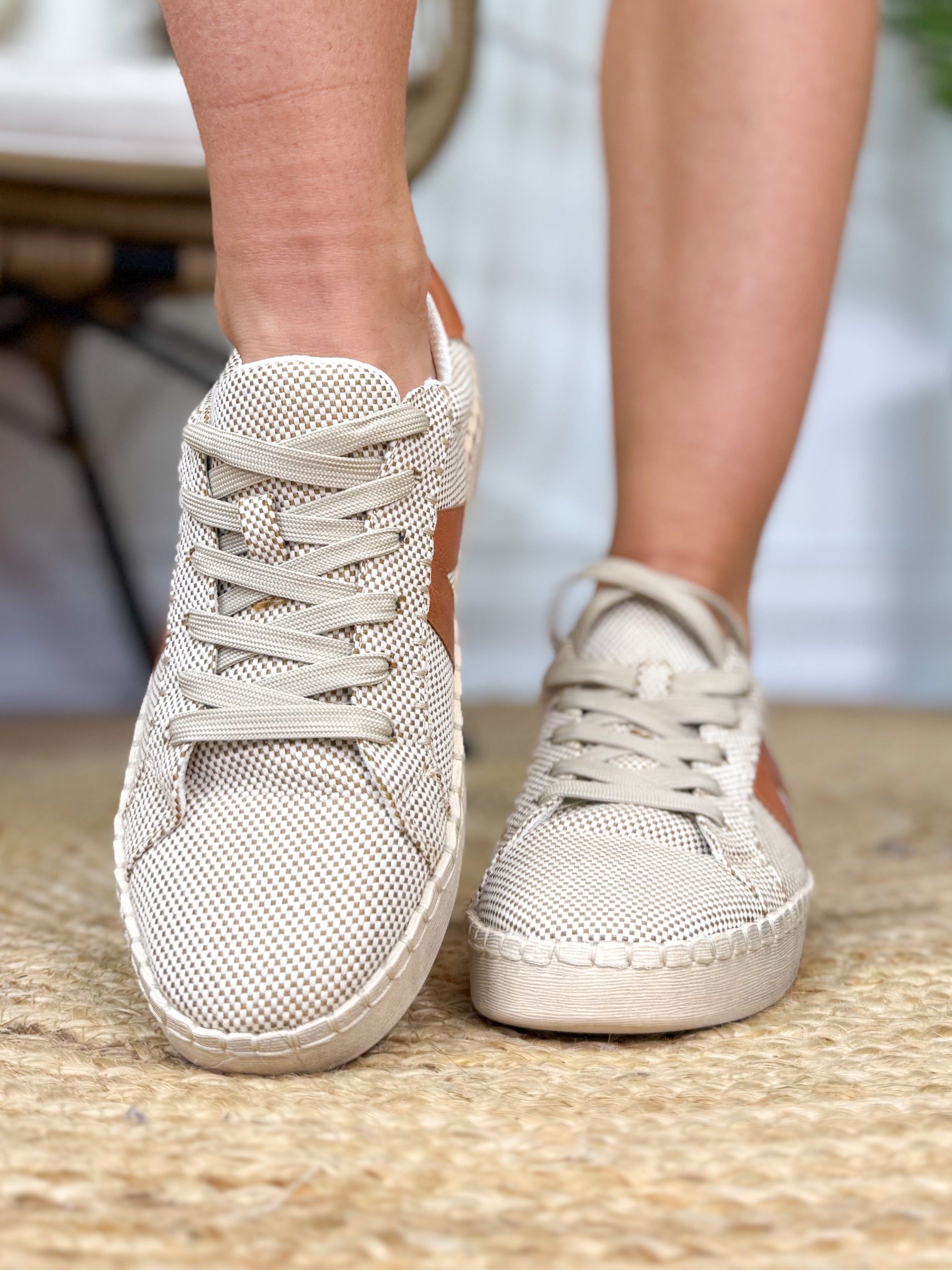 Friend Zone Sneakers - Cognac Combo-350 Shoes-Corkys-Heathered Boho Boutique, Women's Fashion and Accessories in Palmetto, FL