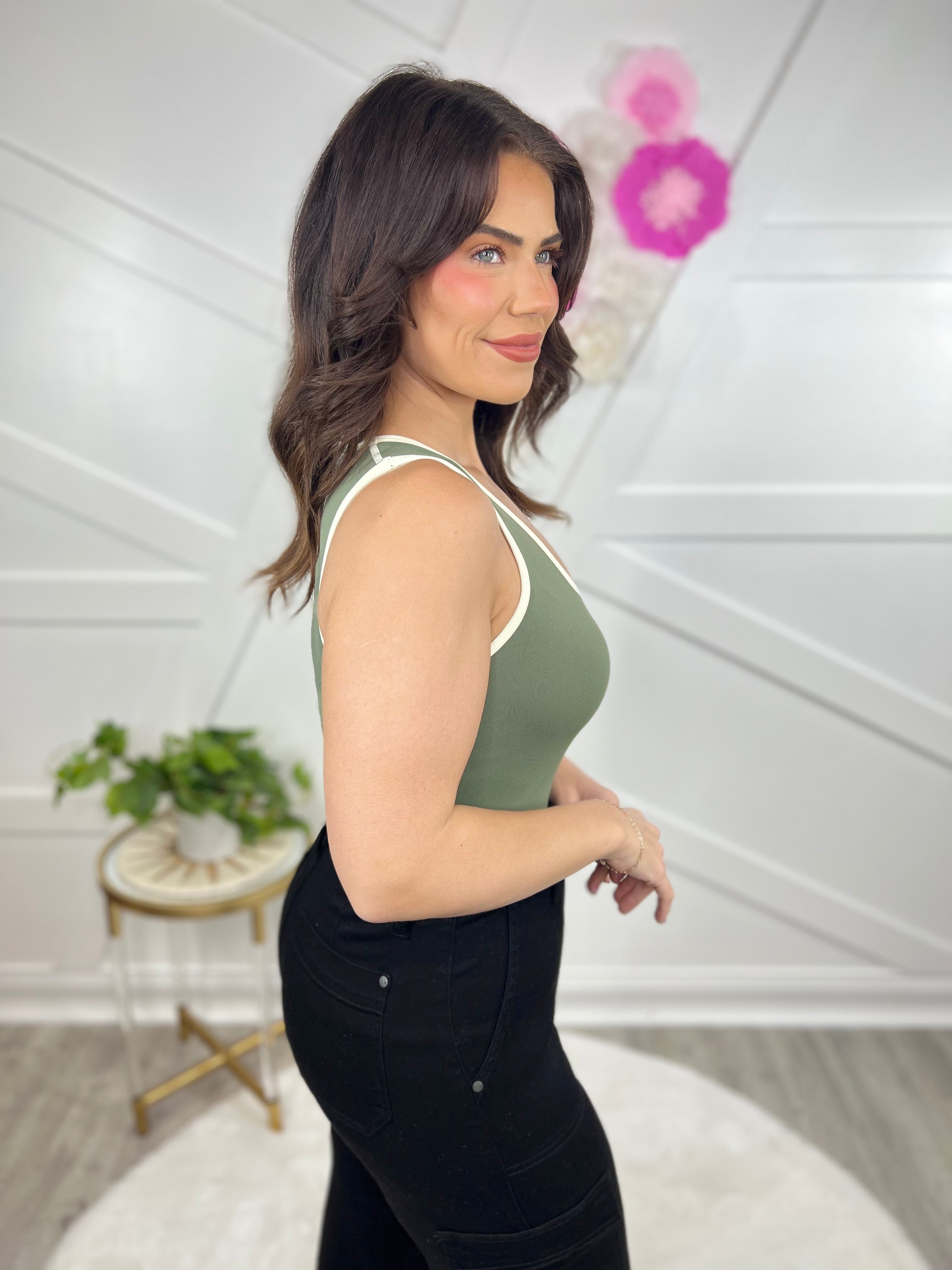 Restock : Fancy Now Seamless Tank-100 Tank/Crop Tops-YELETE-Heathered Boho Boutique, Women's Fashion and Accessories in Palmetto, FL
