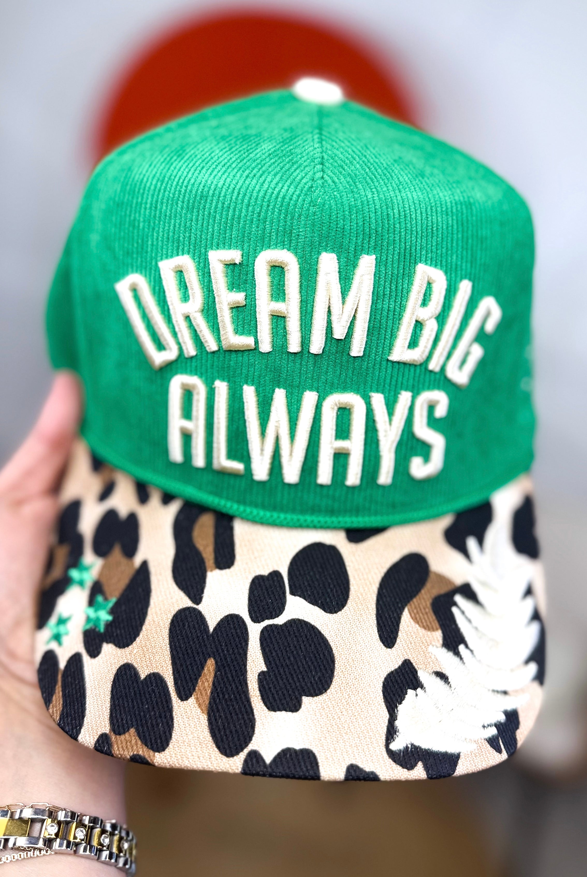 Dream Big Always Hat-330 Headwear-Poppy & Pine-Heathered Boho Boutique, Women's Fashion and Accessories in Palmetto, FL