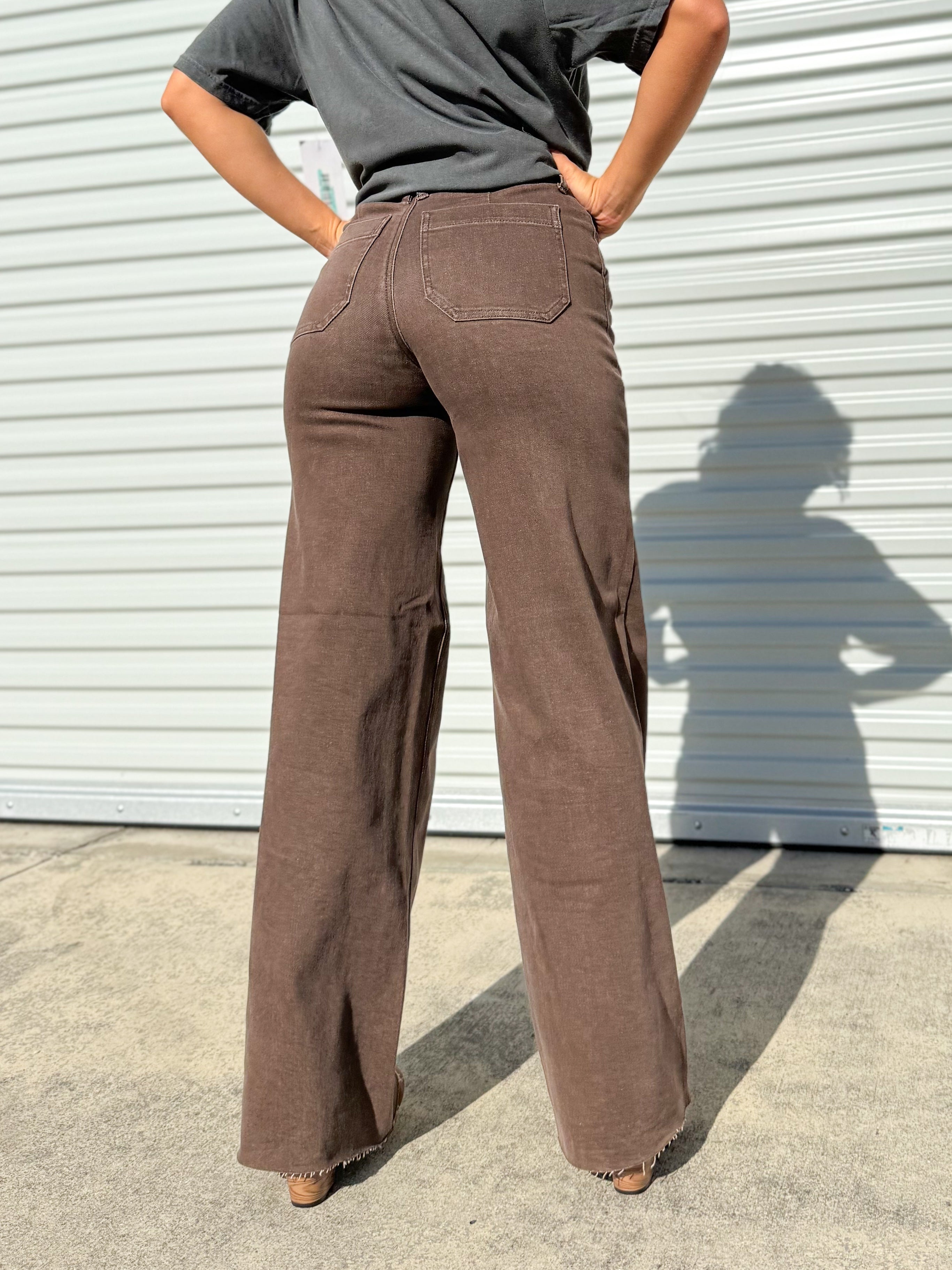 Favorite Adventure Wide Leg Jeans by Judy Blue-190 Jeans-Judy Blue-Heathered Boho Boutique, Women's Fashion and Accessories in Palmetto, FL