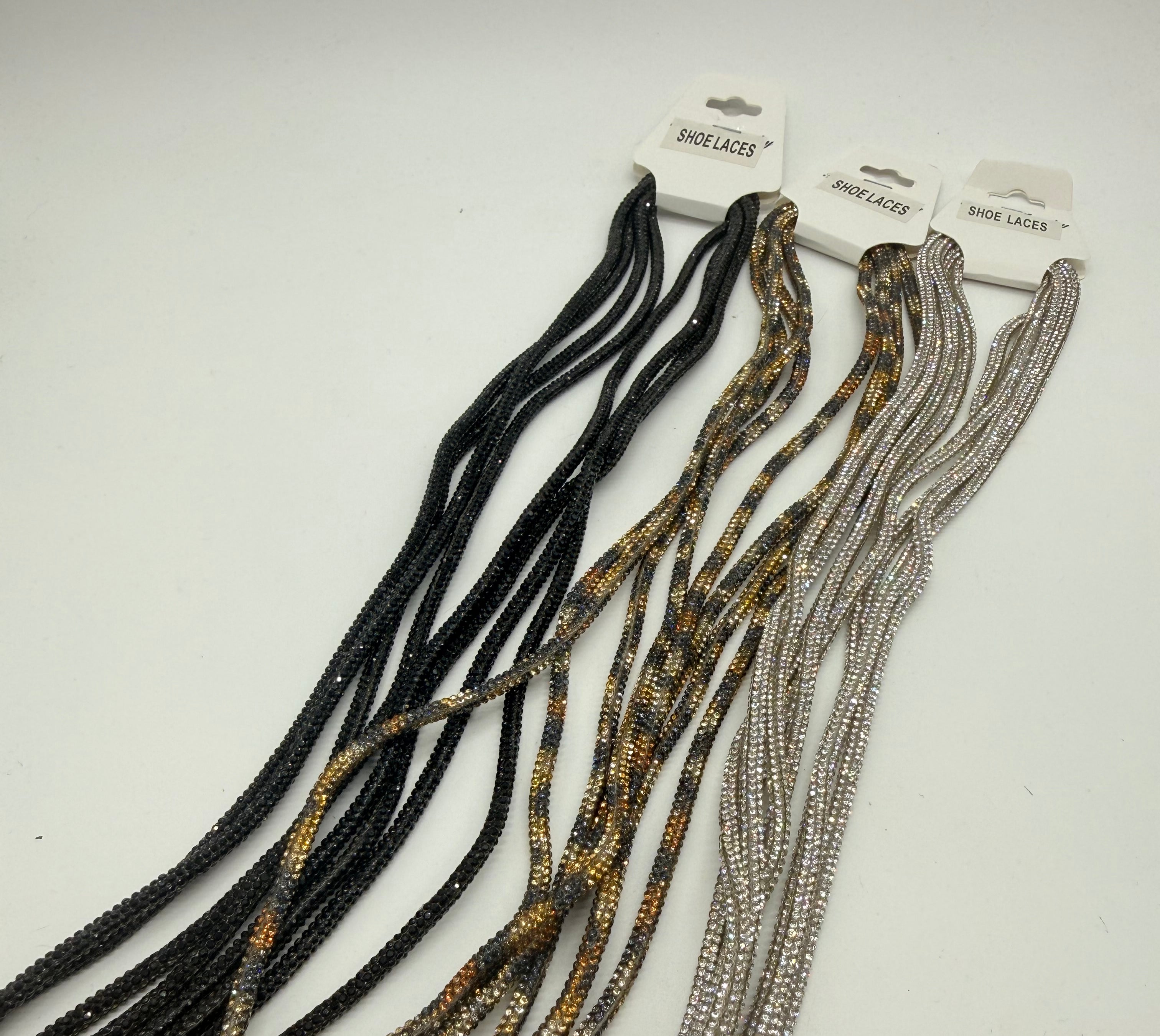 Shine On Shoe Laces-340 Other Accessories-Queens Designs-Heathered Boho Boutique, Women's Fashion and Accessories in Palmetto, FL