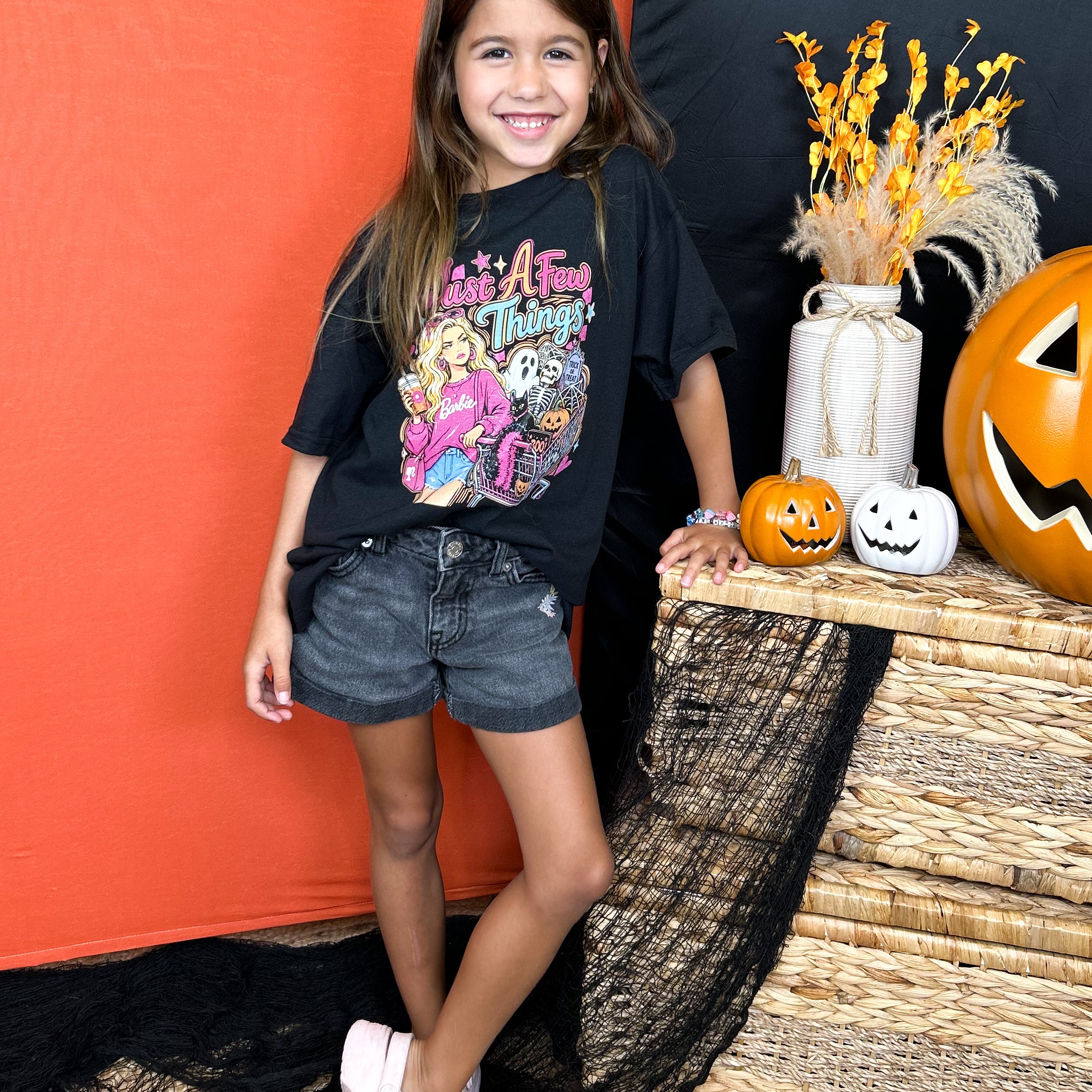 YOUTH - Just A Few Things Graphic Tee-130 Graphic Tees-Heathered Boho-Heathered Boho Boutique, Women's Fashion and Accessories in Palmetto, FL