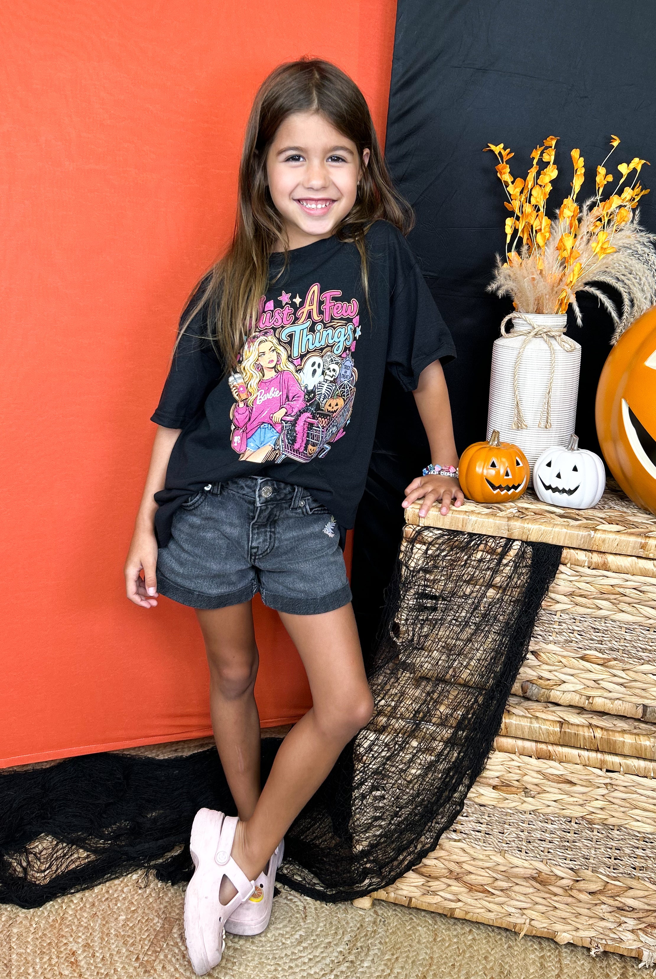 YOUTH - Just A Few Things Graphic Tee-130 Graphic Tees-Heathered Boho-Heathered Boho Boutique, Women's Fashion and Accessories in Palmetto, FL