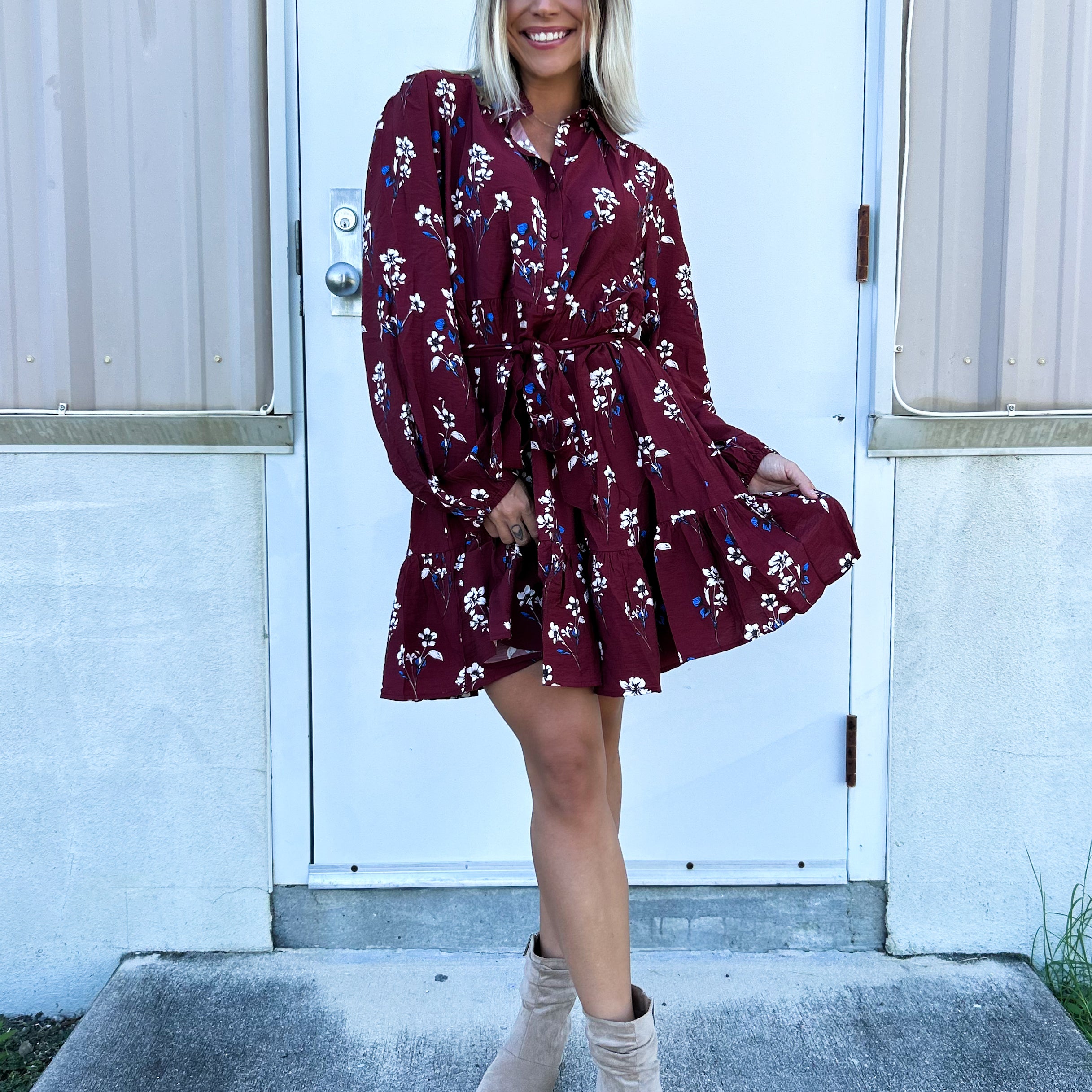 The Harvest Romance Dress-230 DRESSES/JUMPSUITS/ROMPERS-HEIMISH-Heathered Boho Boutique, Women's Fashion and Accessories in Palmetto, FL