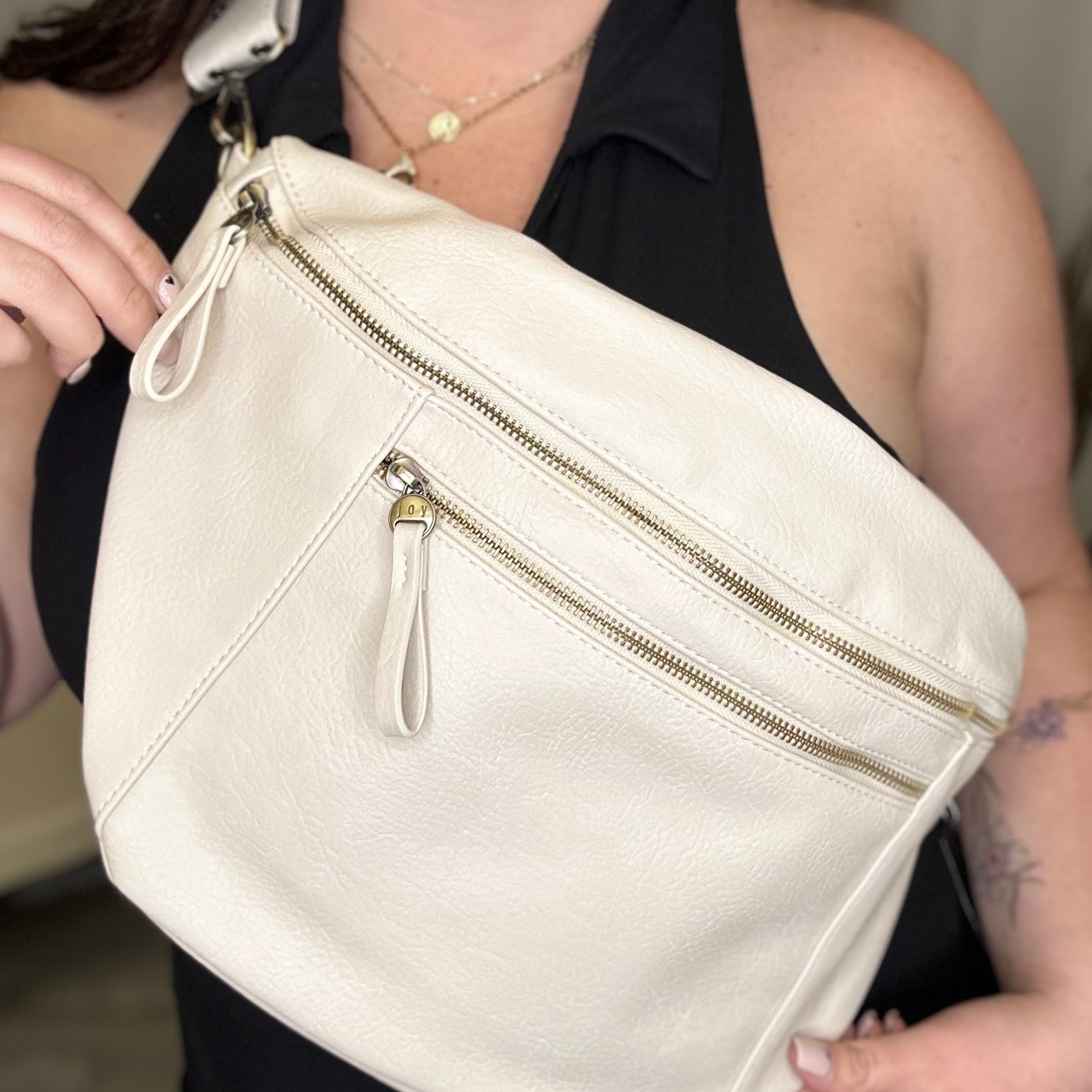 RESTOCK: Mel Large Sling Crossbody Bag-320 Bags-Joy Susan-Heathered Boho Boutique, Women's Fashion and Accessories in Palmetto, FL