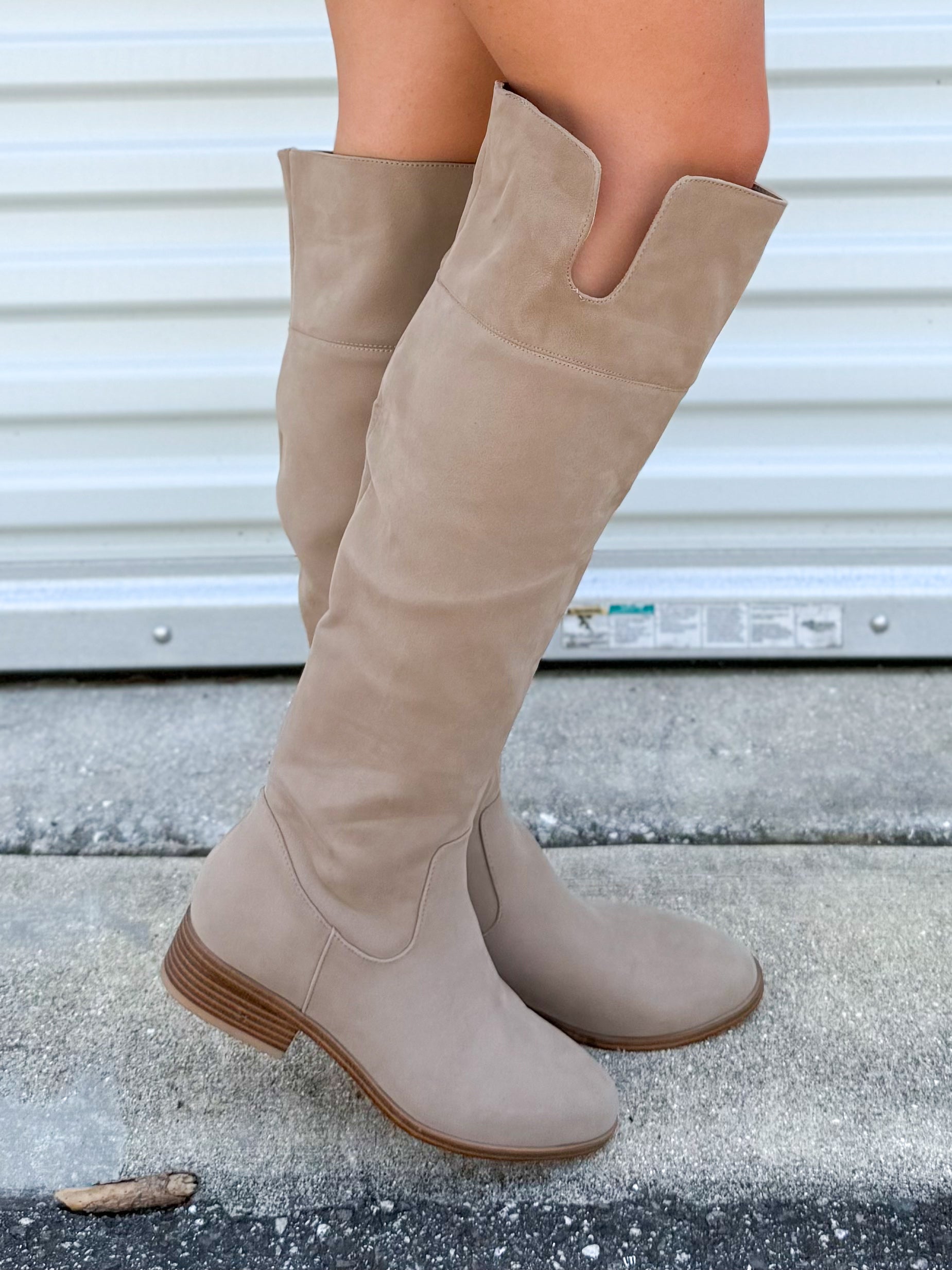 Lellis Boots - Stone-350 SHOES-MIA SHOES-Heathered Boho Boutique, Women's Fashion and Accessories in Palmetto, FL