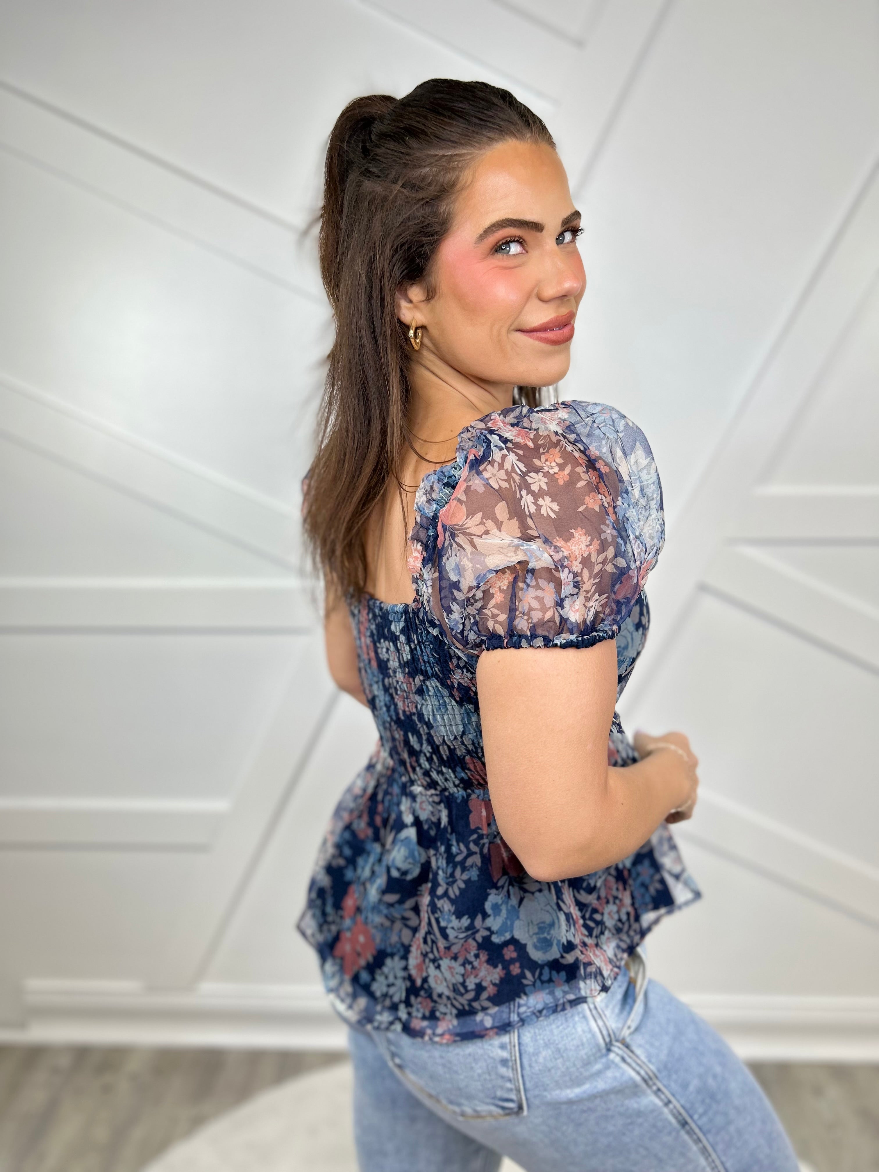 Cheer You On Top-110 SHORT SLEEVE TOP-Listicle-Heathered Boho Boutique, Women's Fashion and Accessories in Palmetto, FL