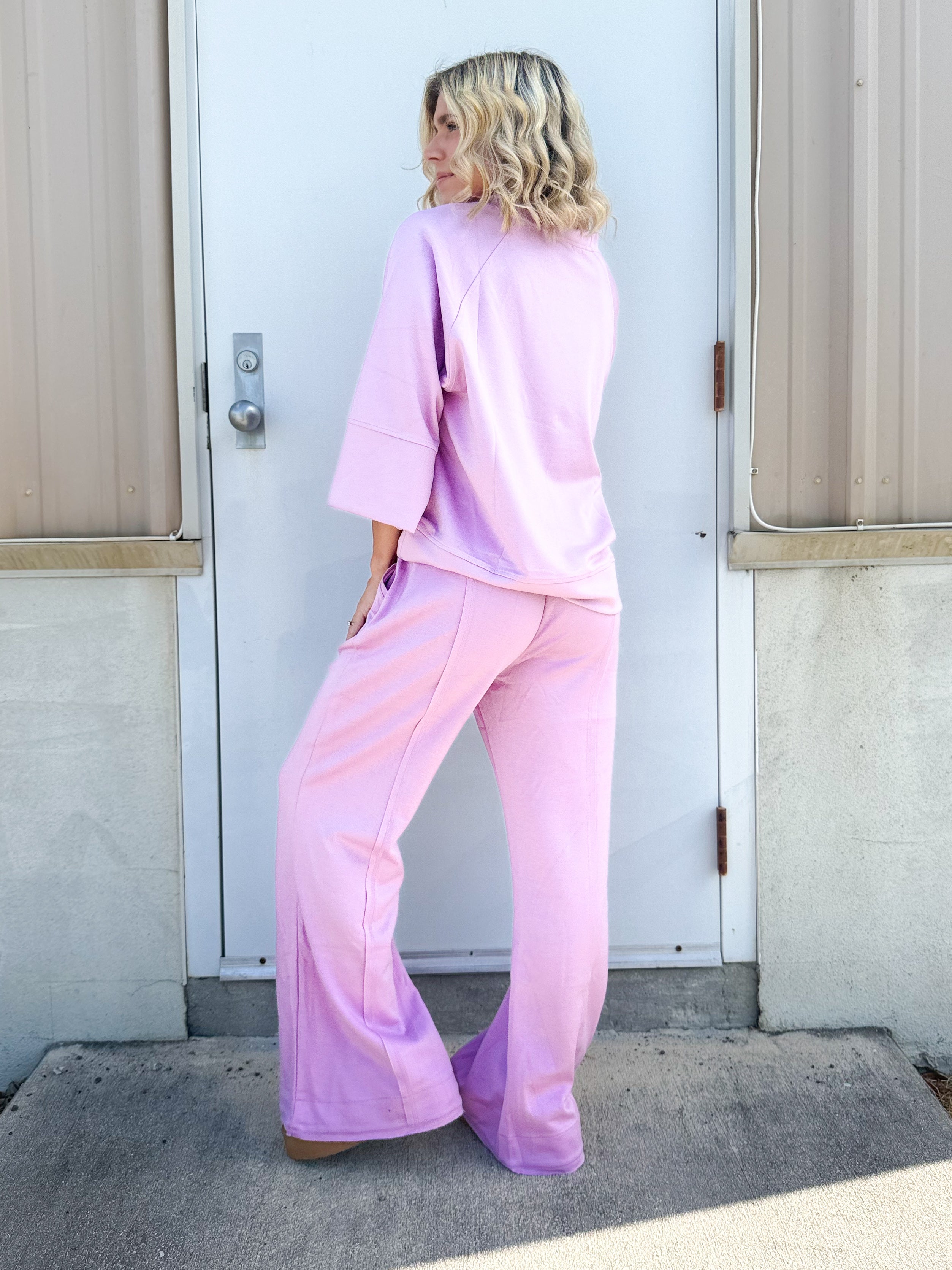 Comfort Calls Top-120 LONG SLEEVE TOPS-White Birch-Heathered Boho Boutique, Women's Fashion and Accessories in Palmetto, FL