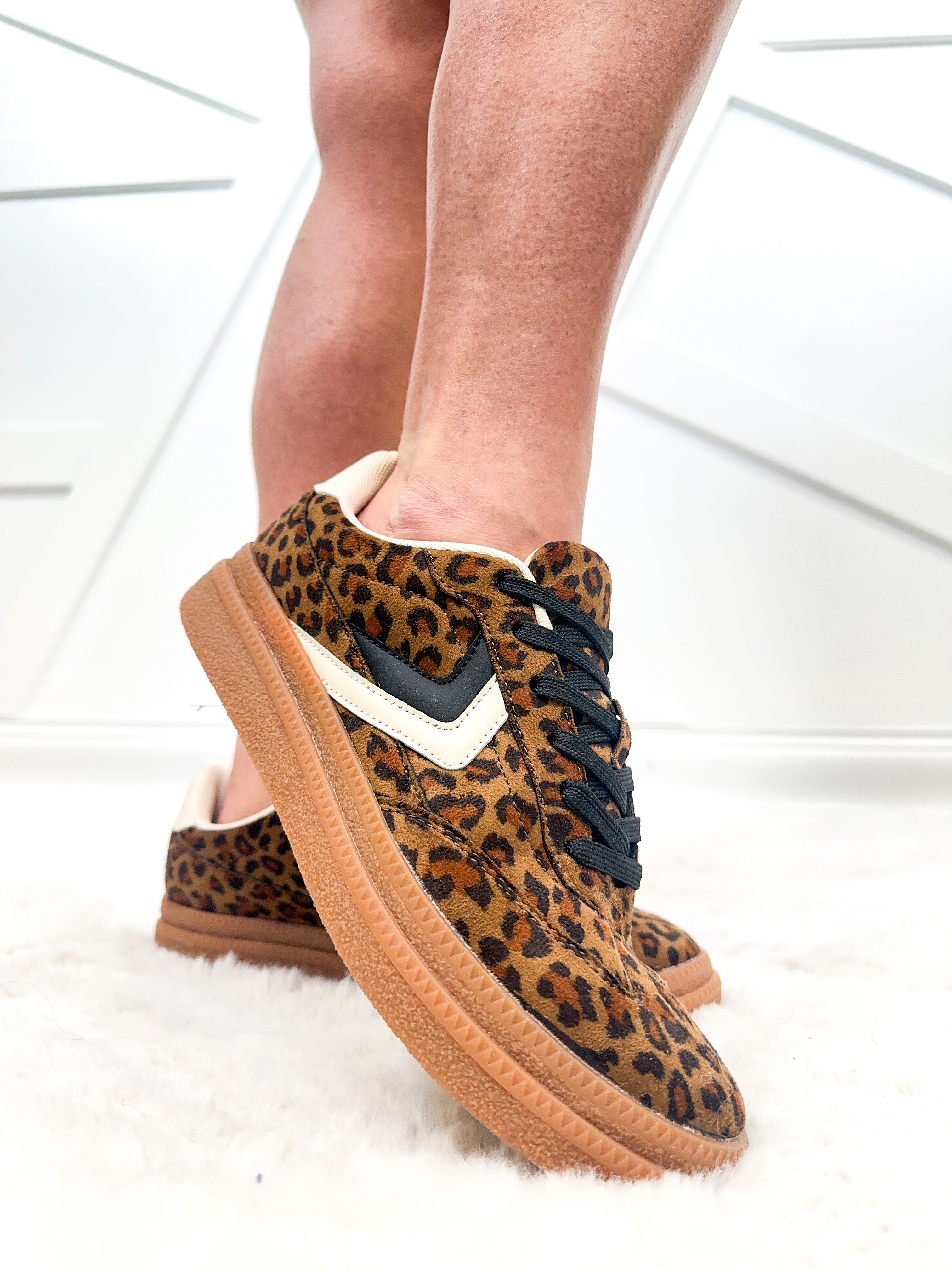 Legend Sneakers - Leopard-350 Shoes-BERNESS-Heathered Boho Boutique, Women's Fashion and Accessories in Palmetto, FL