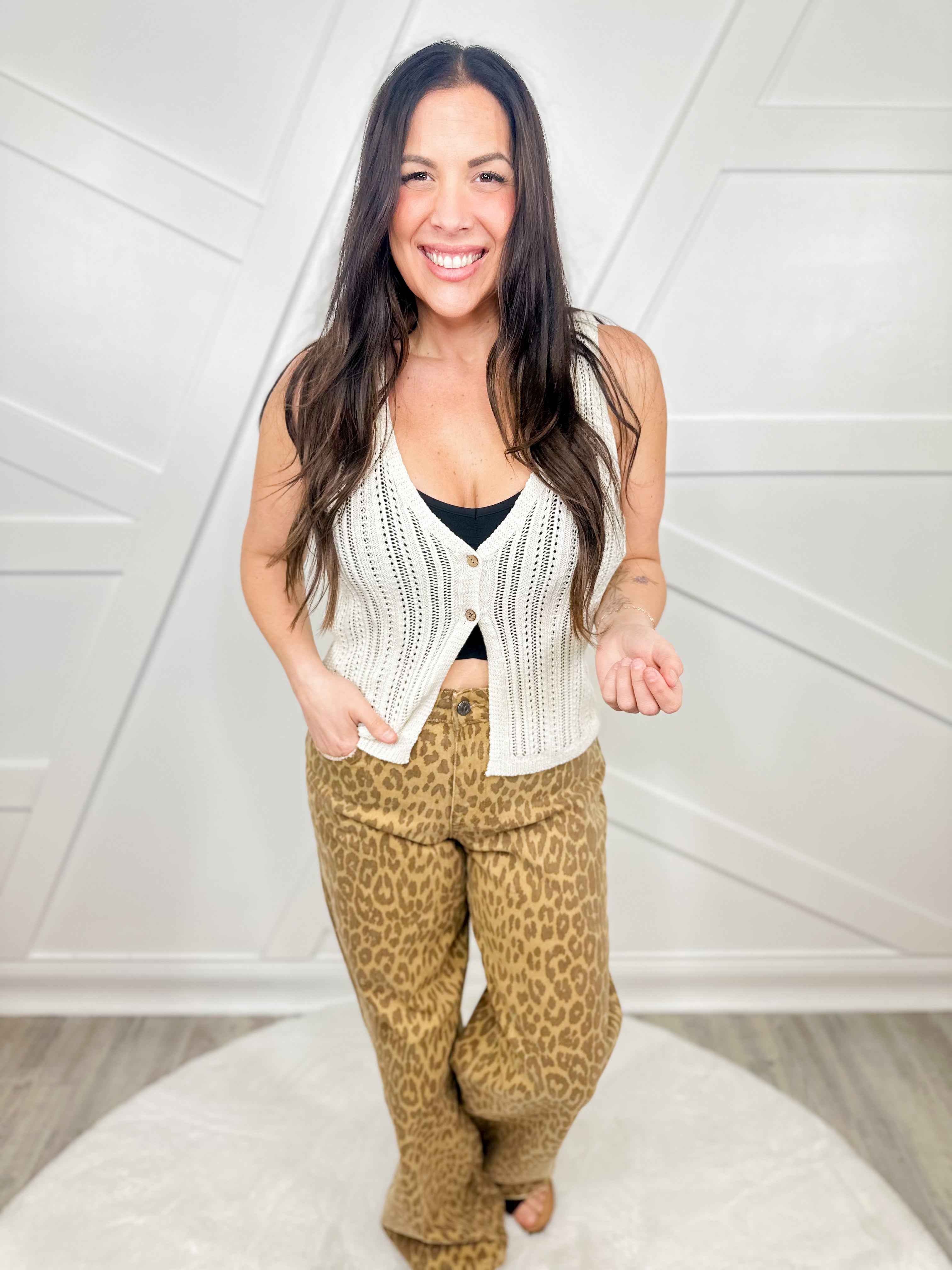 Wild Ride Straight Leg Pants-190 Jeans-Bayeas-Heathered Boho Boutique, Women's Fashion and Accessories in Palmetto, FL