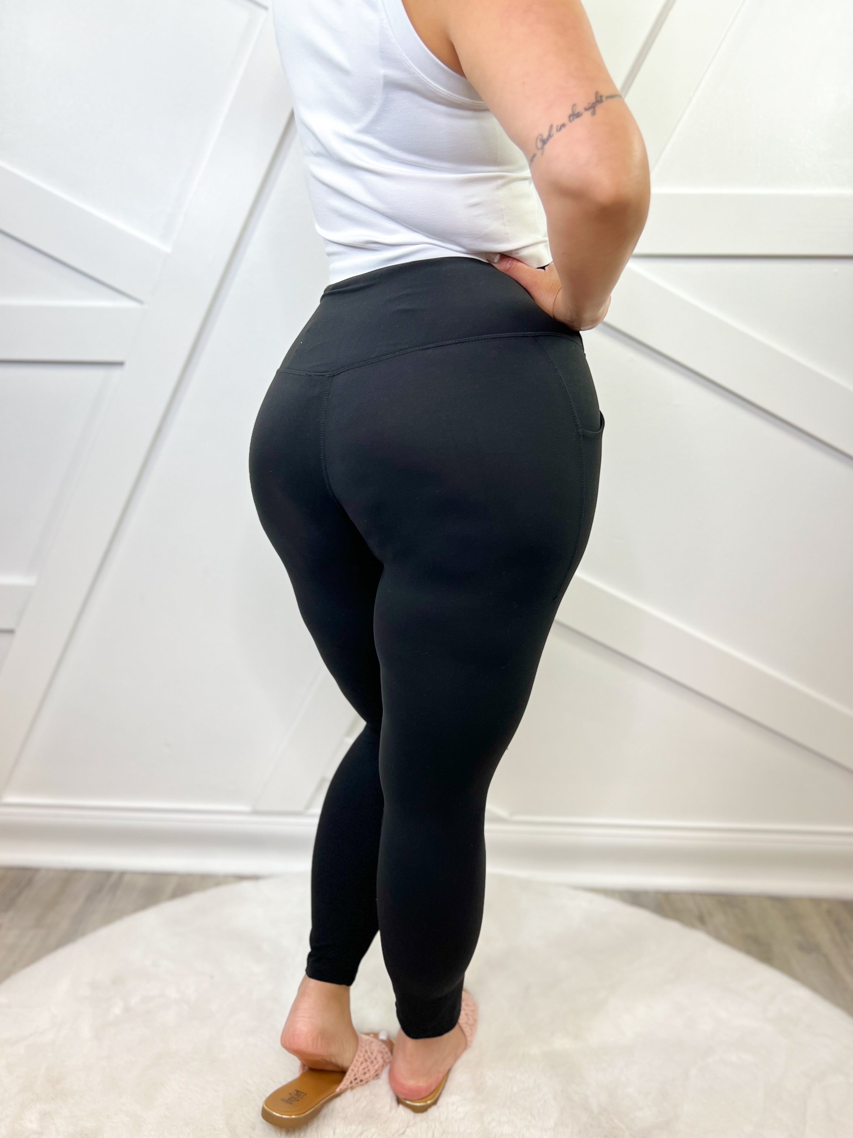 Restock: Basics are Best Leggings-180 LEGGINGS-Rae Mode-Heathered Boho Boutique, Women's Fashion and Accessories in Palmetto, FL