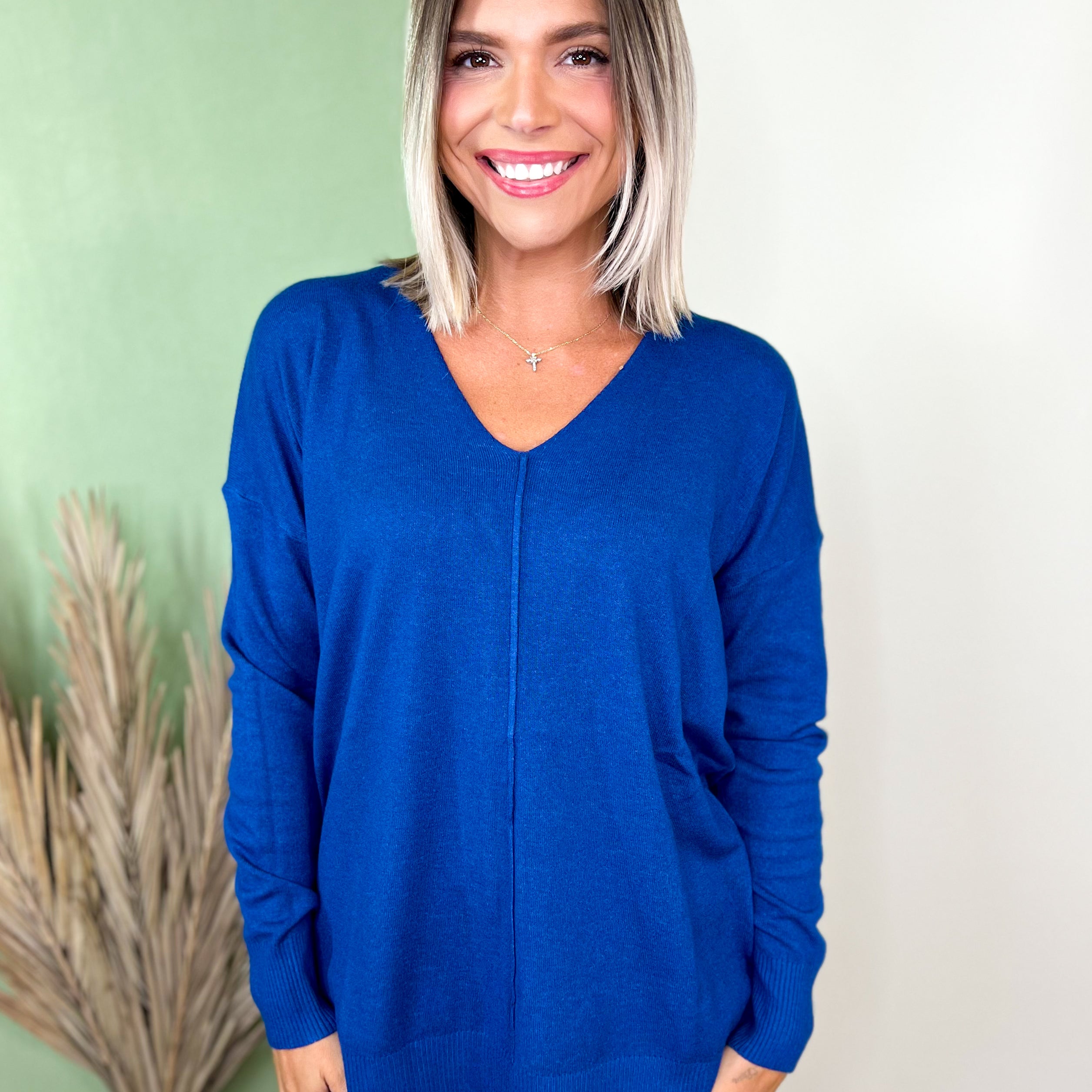 The Lola Long Sleeve Top-120 LONG SLEEVE TOPS-ZENANA-Heathered Boho Boutique, Women's Fashion and Accessories in Palmetto, FL