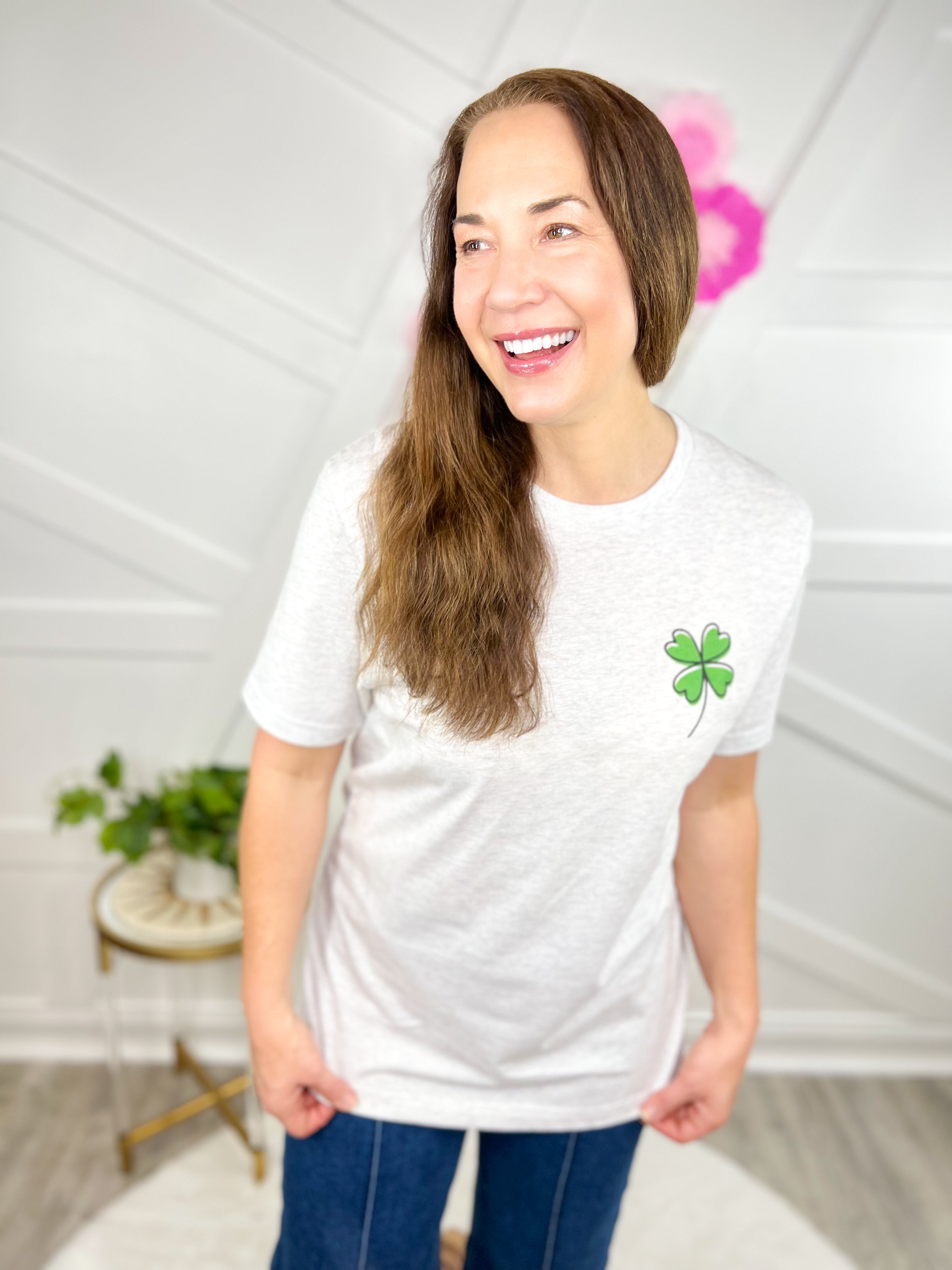 Custom Heathered Boho St Patrick's Day Graphic Tee -462-130 Graphic Tees-Heathered Boho-Heathered Boho Boutique, Women's Fashion and Accessories in Palmetto, FL