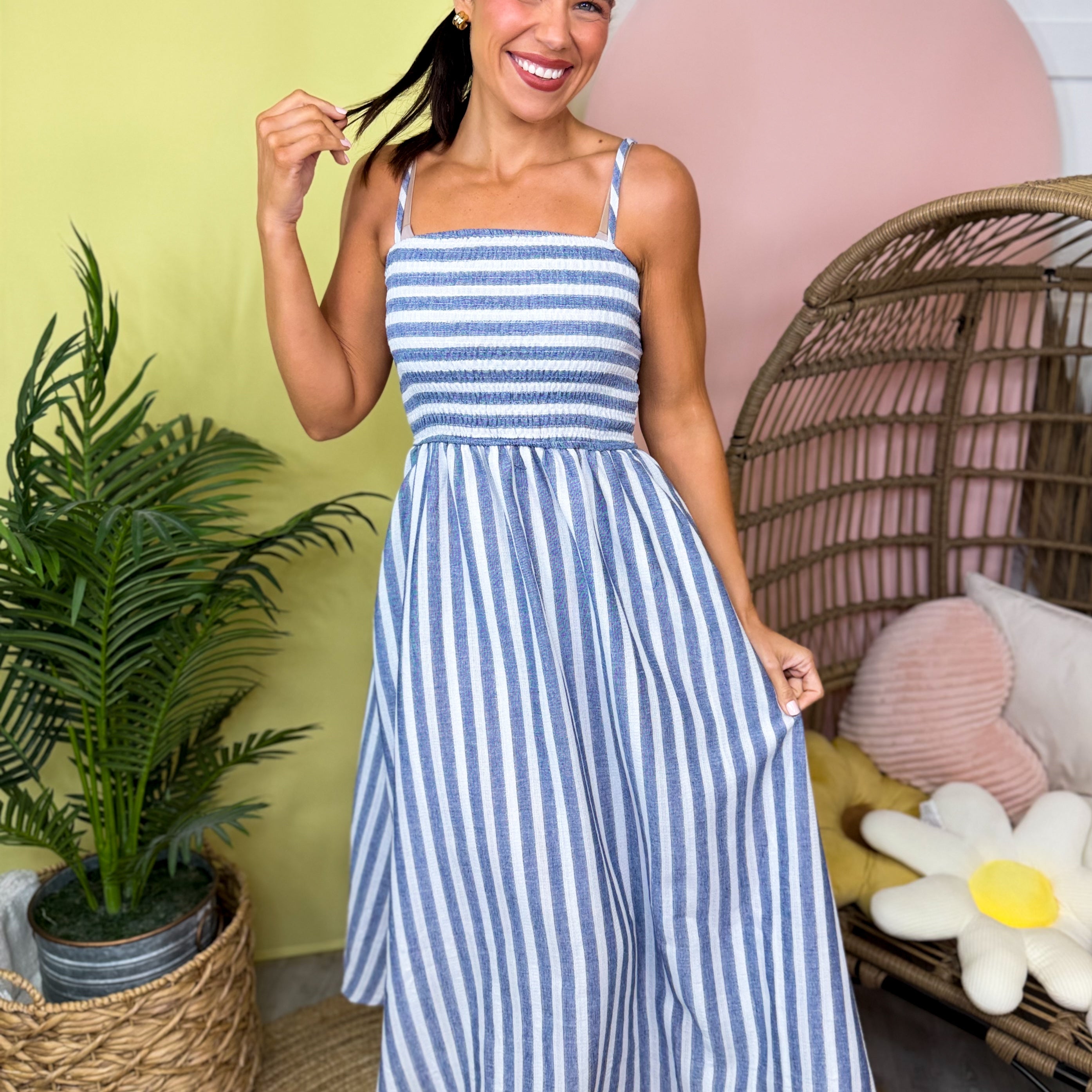 Sail Away Maxi Dress-230 DRESSES/JUMPSUITS/ROMPERS-SEW IN LOVE-Heathered Boho Boutique, Women's Fashion and Accessories in Palmetto, FL