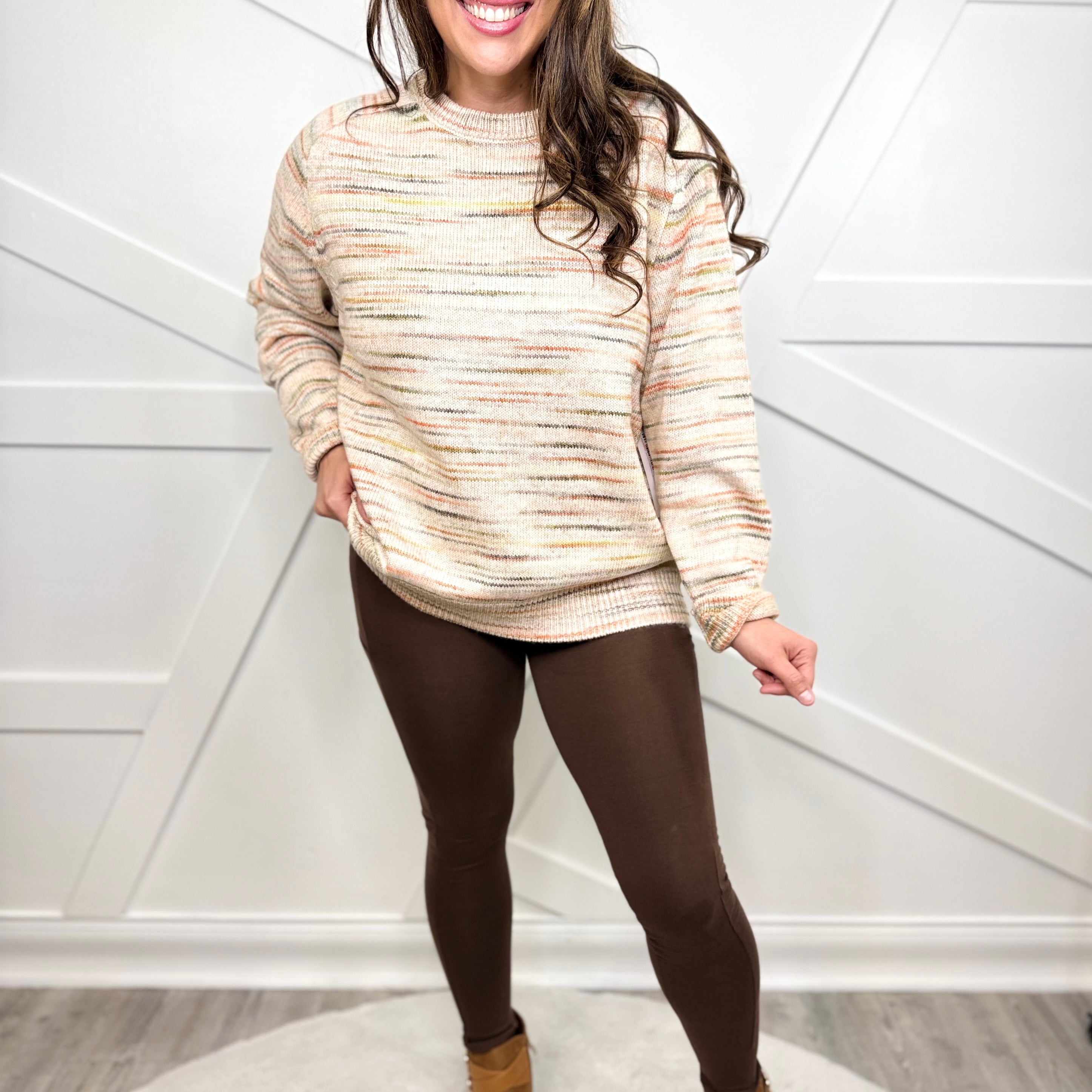 Give It Your Best Leggings-180 LEGGINGS-Ambiance Apparel-Heathered Boho Boutique, Women's Fashion and Accessories in Palmetto, FL