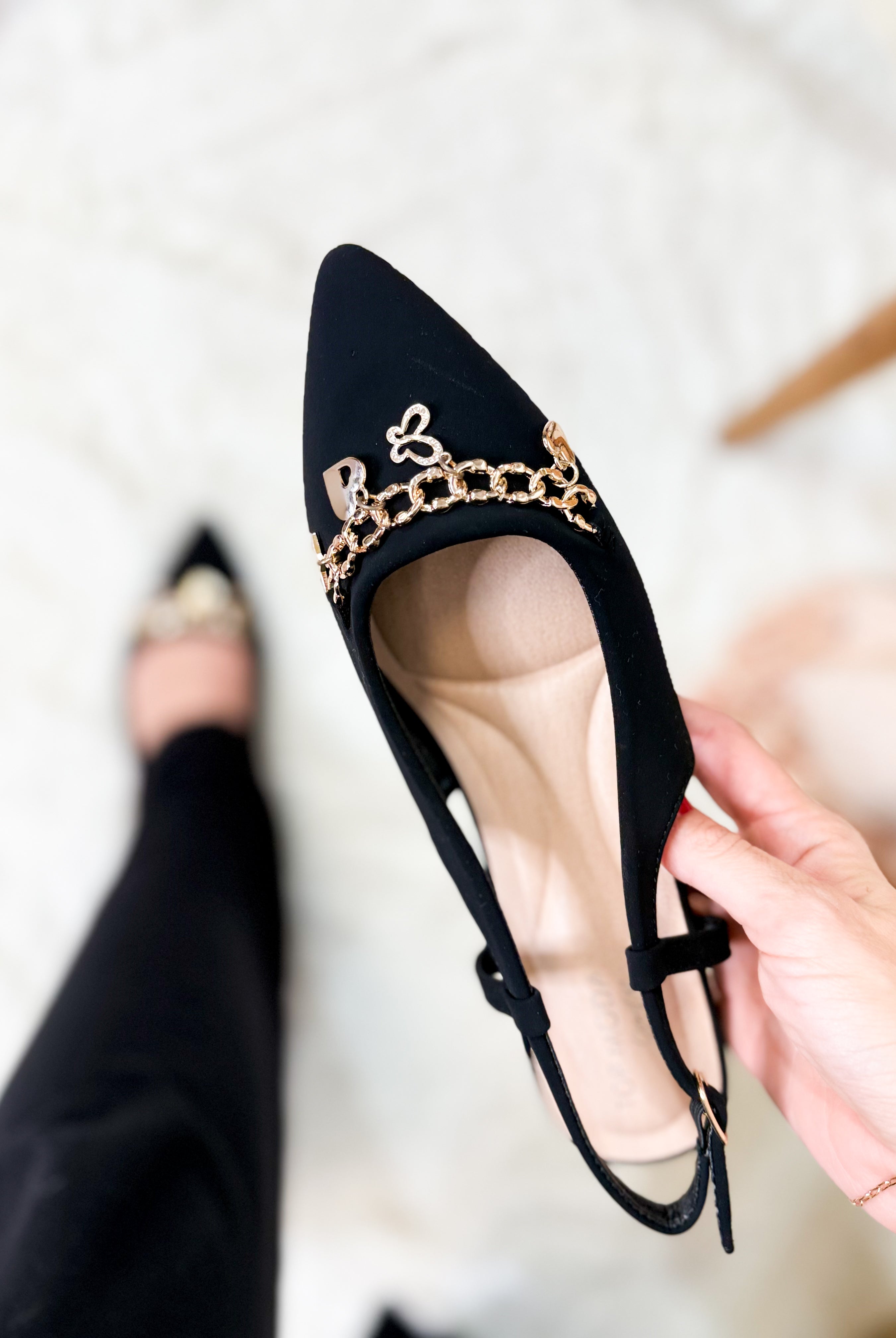 Garner Flats - Black-350 SHOES-Top Guy-Heathered Boho Boutique, Women's Fashion and Accessories in Palmetto, FL