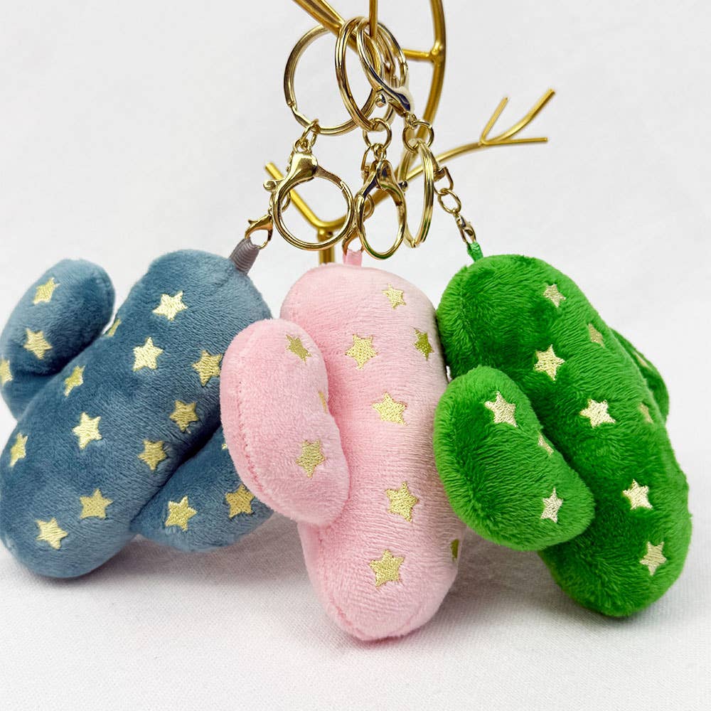Cactus Plushie Key Chain Purse Charm-340 Other Accessories-Love and Repeat-Heathered Boho Boutique, Women's Fashion and Accessories in Palmetto, FL