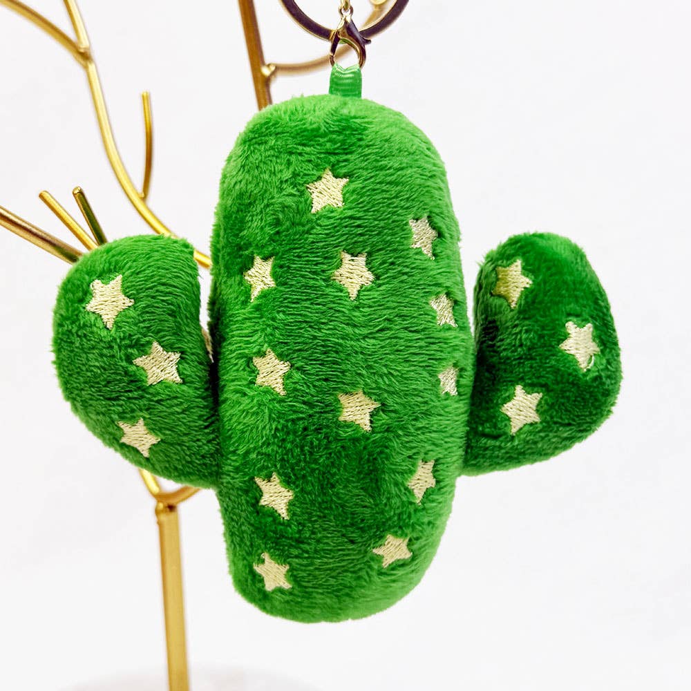 Cactus Plushie Key Chain Purse Charm-340 Other Accessories-Love and Repeat-Heathered Boho Boutique, Women's Fashion and Accessories in Palmetto, FL