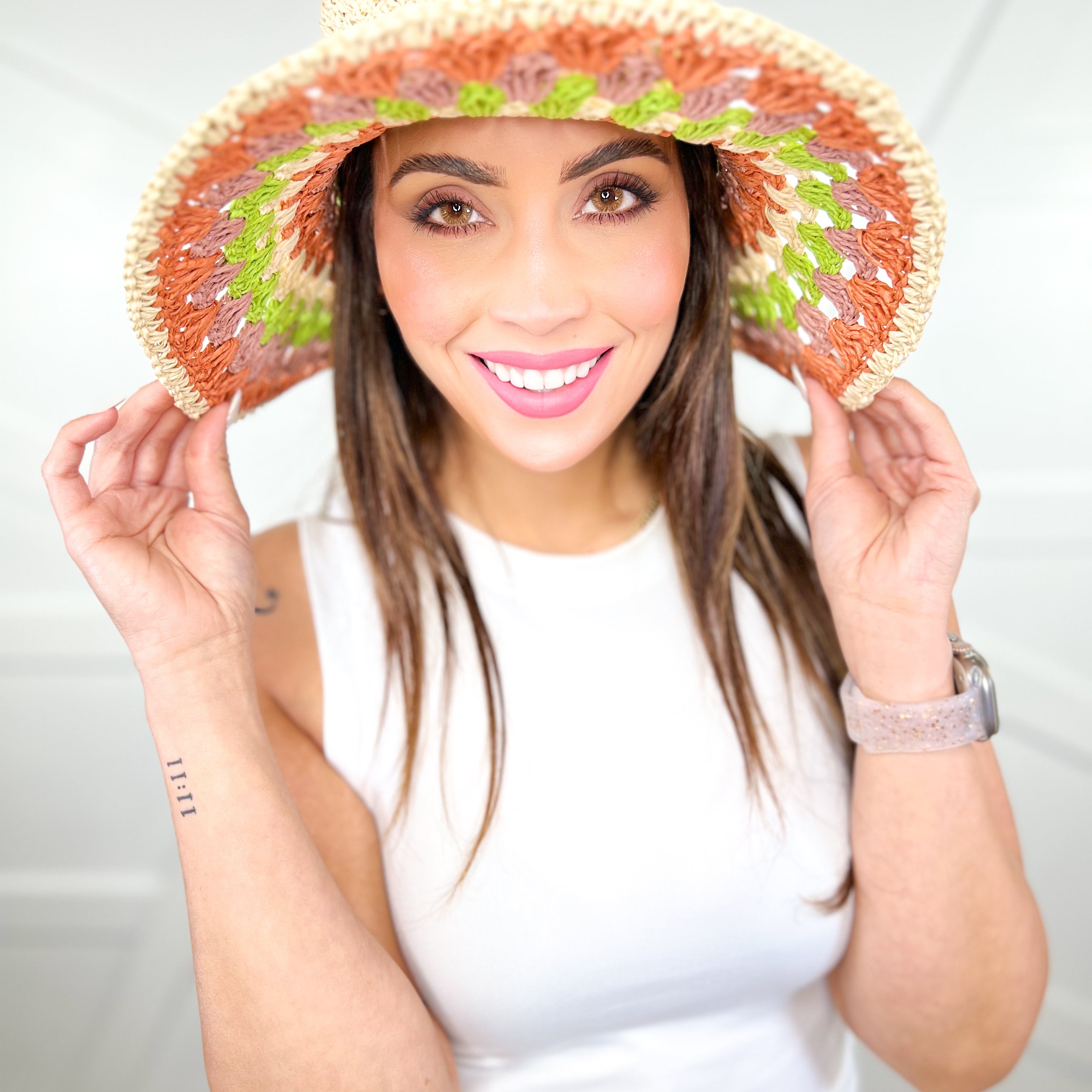 Vacay Ready Straw Hat-330 Headwear-iscarf-Heathered Boho Boutique, Women's Fashion and Accessories in Palmetto, FL