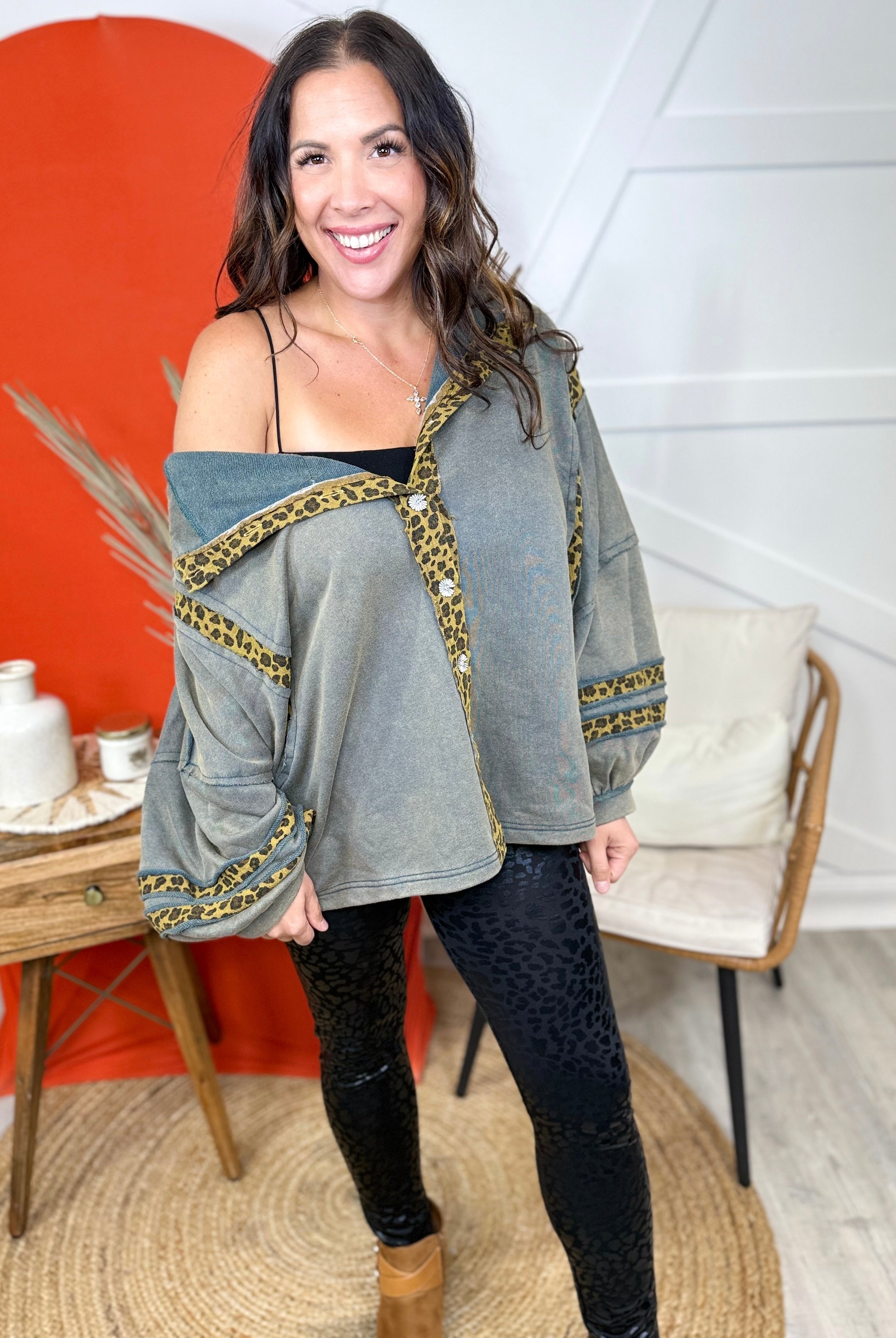 Thrill Of It All Hoodie-210 HOODIES-pol-Heathered Boho Boutique, Women's Fashion and Accessories in Palmetto, FL