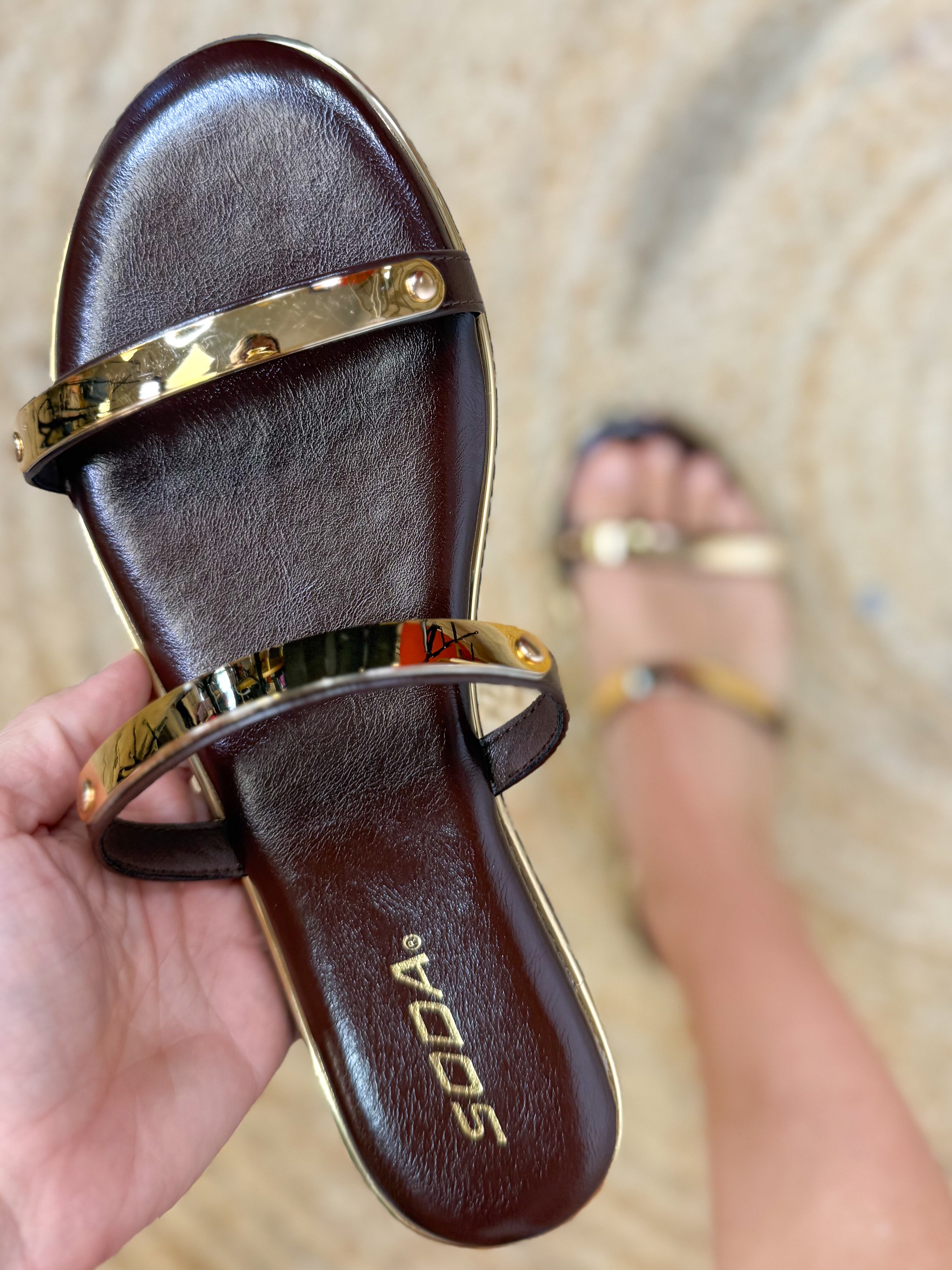 Keith Sandals - Brown-350 SHOES-Fortune Dynamic-Heathered Boho Boutique, Women's Fashion and Accessories in Palmetto, FL