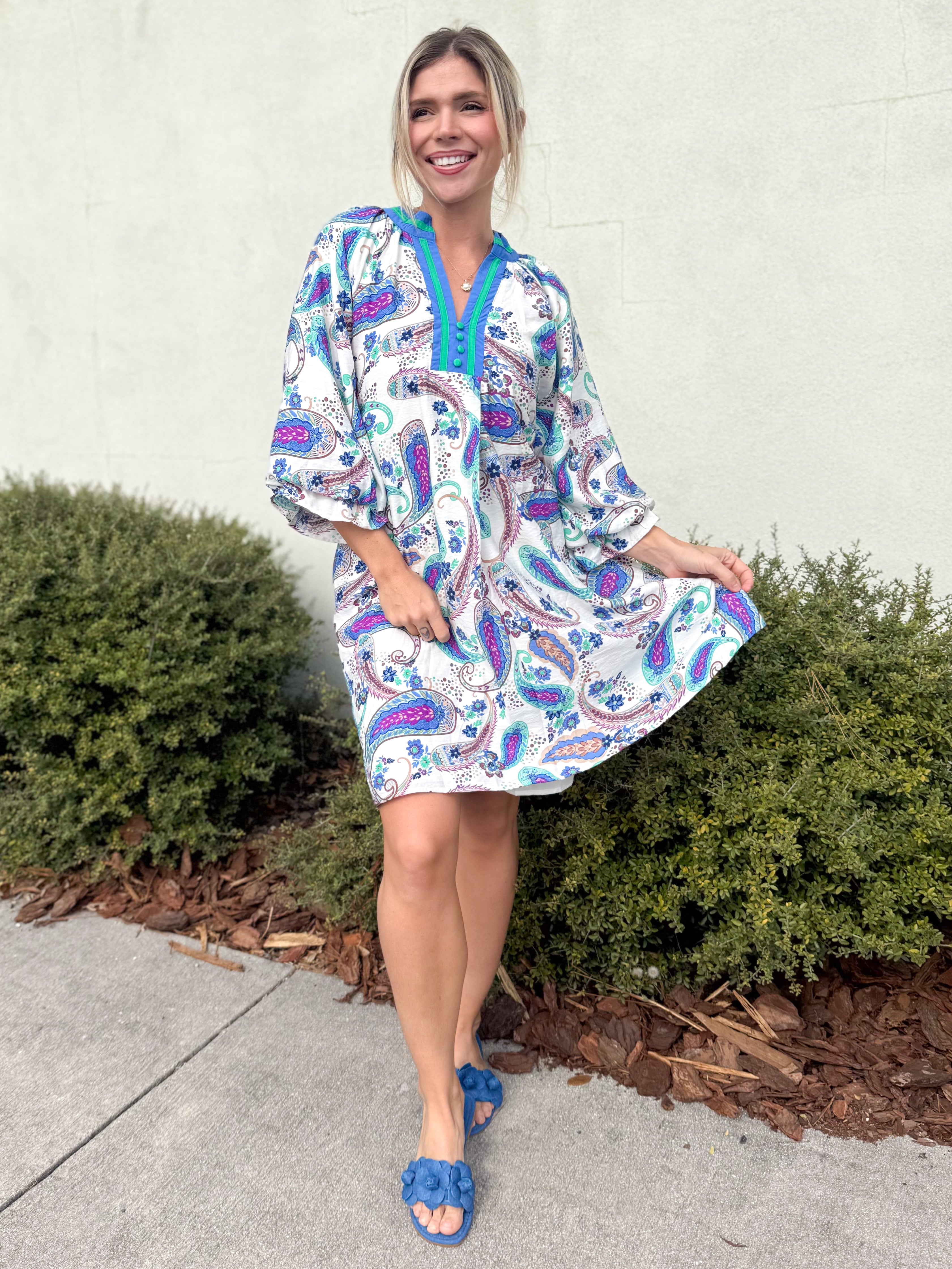 Impression Dress-230 DRESSES/JUMPSUITS/ROMPERS-UMGEE-Heathered Boho Boutique, Women's Fashion and Accessories in Palmetto, FL