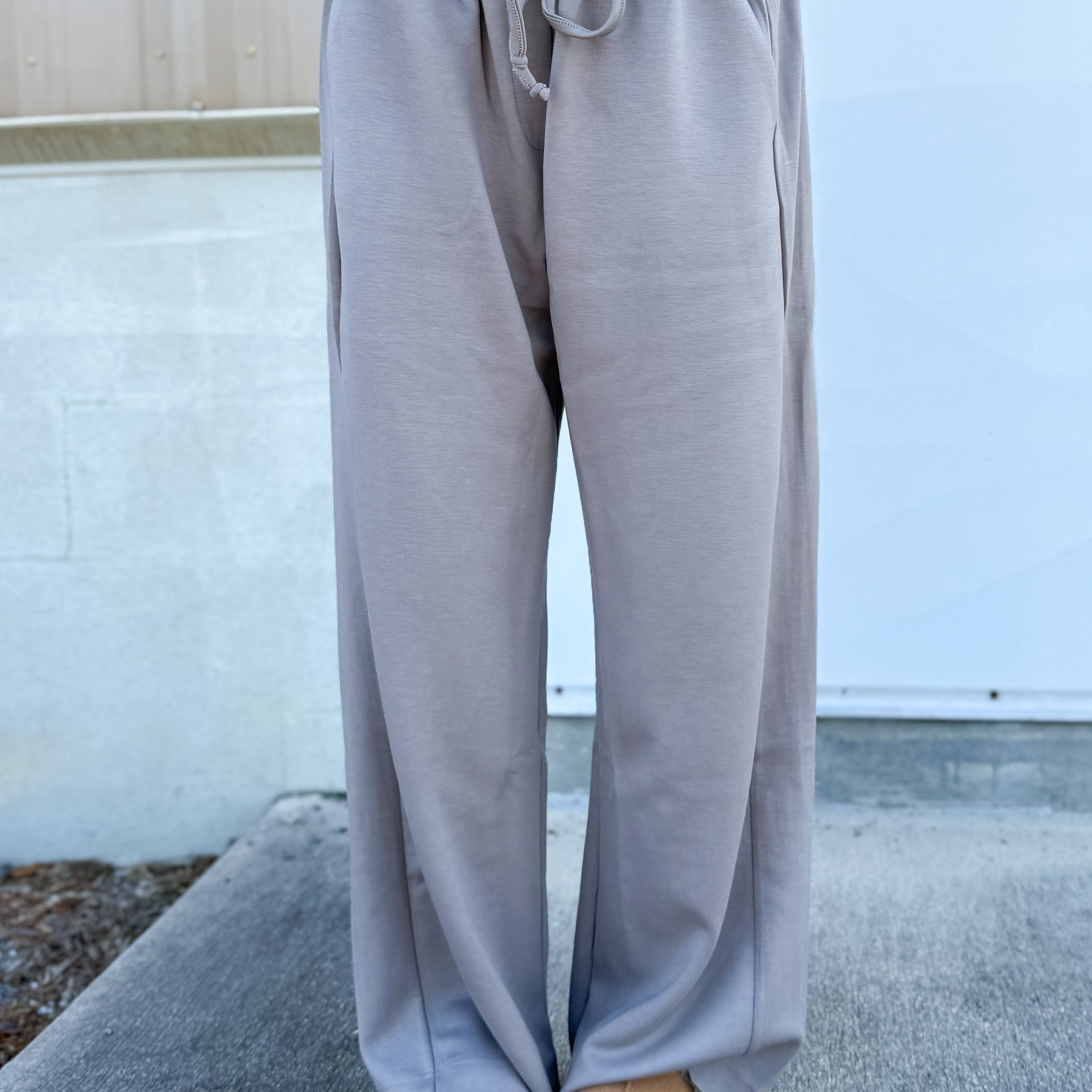 Doorbuster: True Ease Pants-150 PANTS-White Birch-Heathered Boho Boutique, Women's Fashion and Accessories in Palmetto, FL