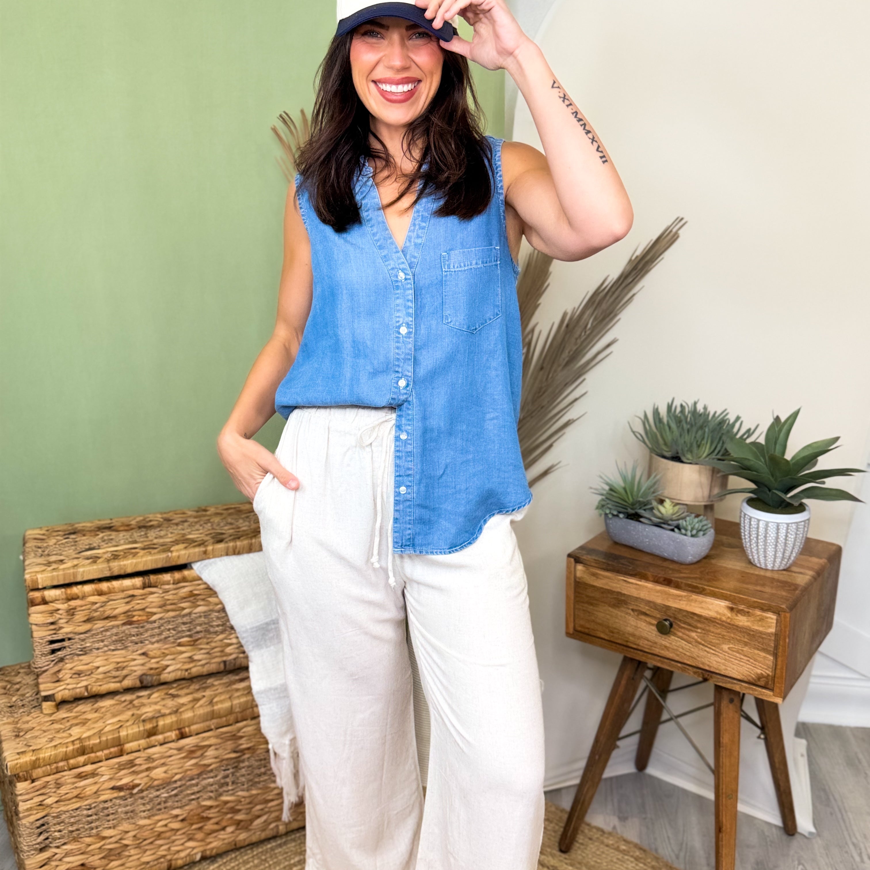 Sweet As Summer Pants-150 PANTS-HEIMISH-Heathered Boho Boutique, Women's Fashion and Accessories in Palmetto, FL